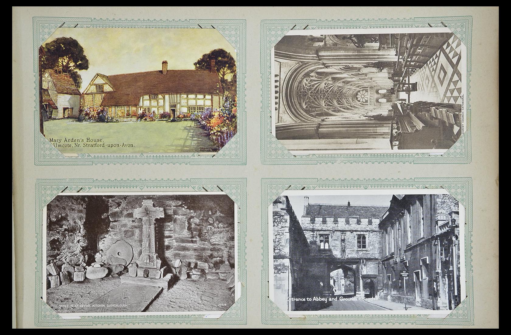 33633 057 - Postzegelverzameling 33633 Engeland ansichtkaarten 1900-1950.