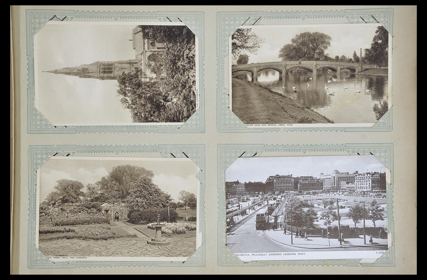 33633 059 - Postzegelverzameling 33633 Engeland ansichtkaarten 1900-1950.