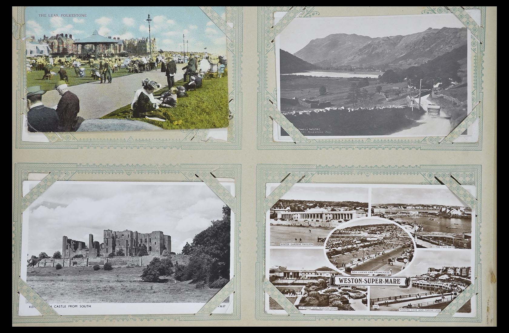 33633 062 - Postzegelverzameling 33633 Engeland ansichtkaarten 1900-1950.