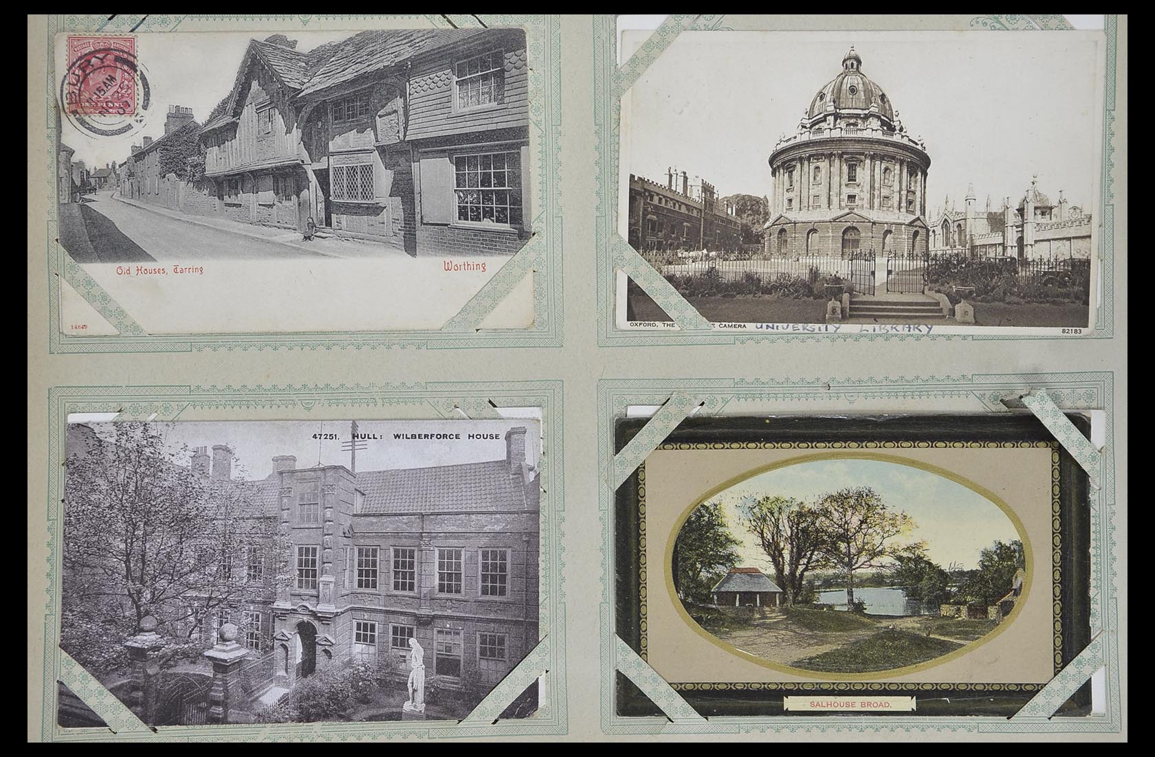 33633 064 - Postzegelverzameling 33633 Engeland ansichtkaarten 1900-1950.