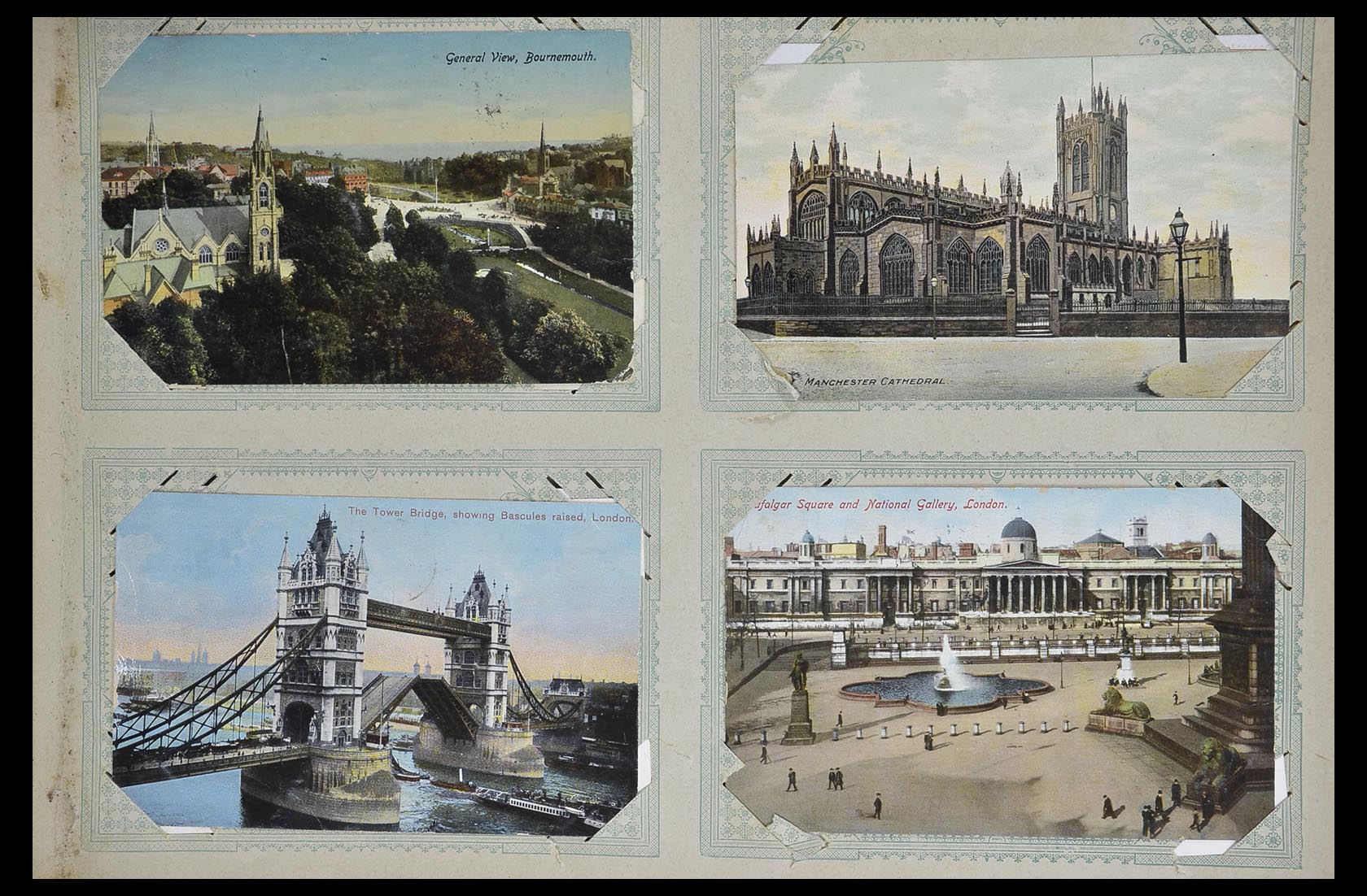 33633 067 - Postzegelverzameling 33633 Engeland ansichtkaarten 1900-1950.