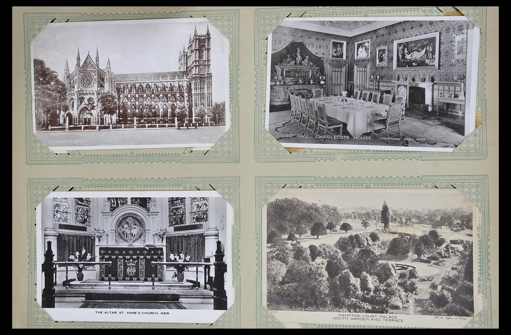 33633 069 - Postzegelverzameling 33633 Engeland ansichtkaarten 1900-1950.