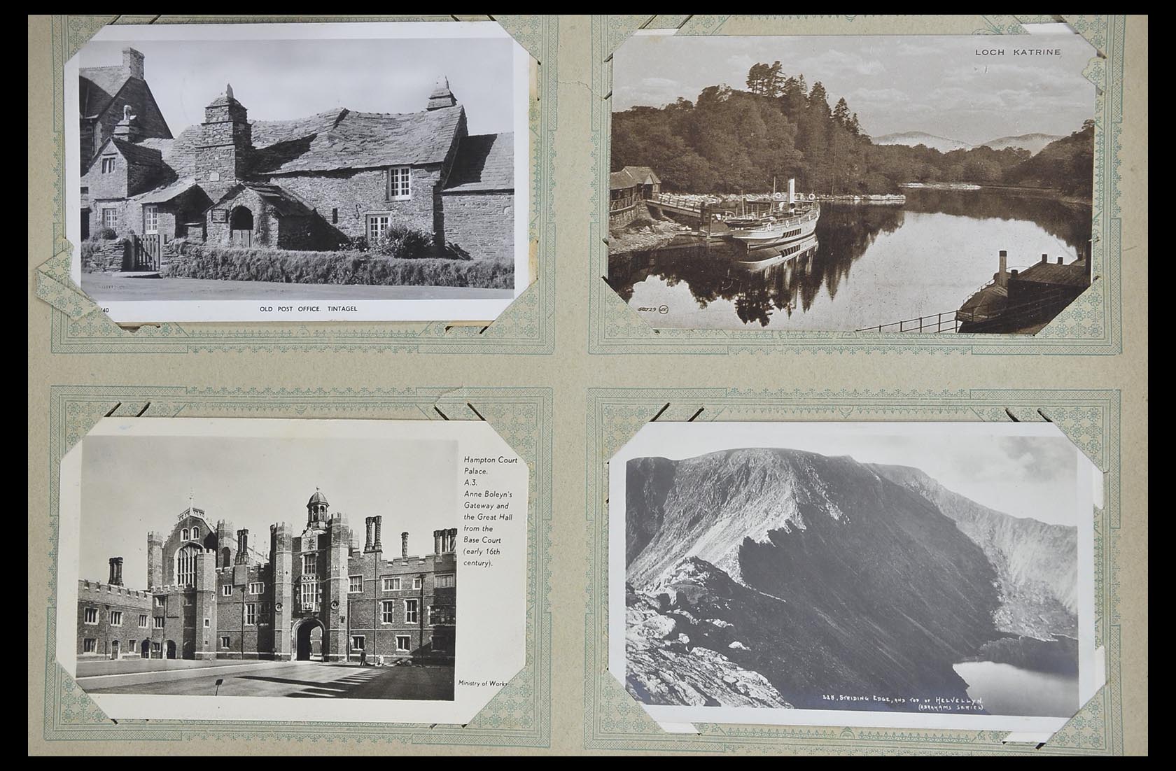 33633 071 - Postzegelverzameling 33633 Engeland ansichtkaarten 1900-1950.