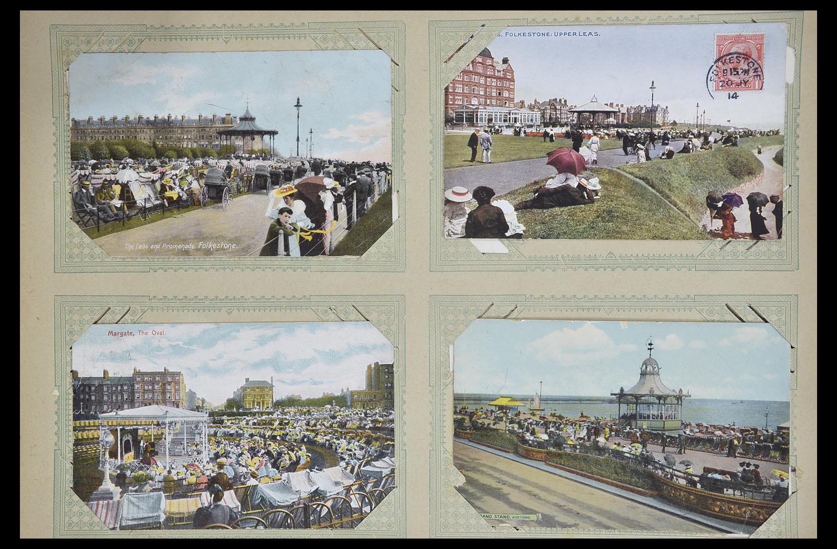 33633 073 - Postzegelverzameling 33633 Engeland ansichtkaarten 1900-1950.