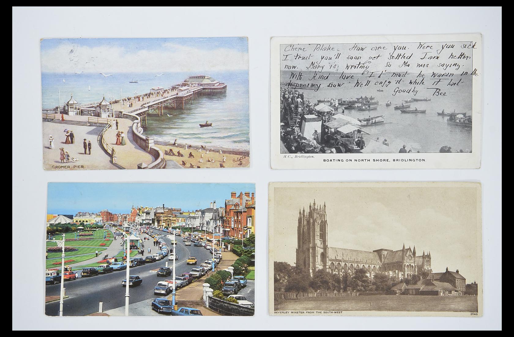 33633 081 - Postzegelverzameling 33633 Engeland ansichtkaarten 1900-1950.