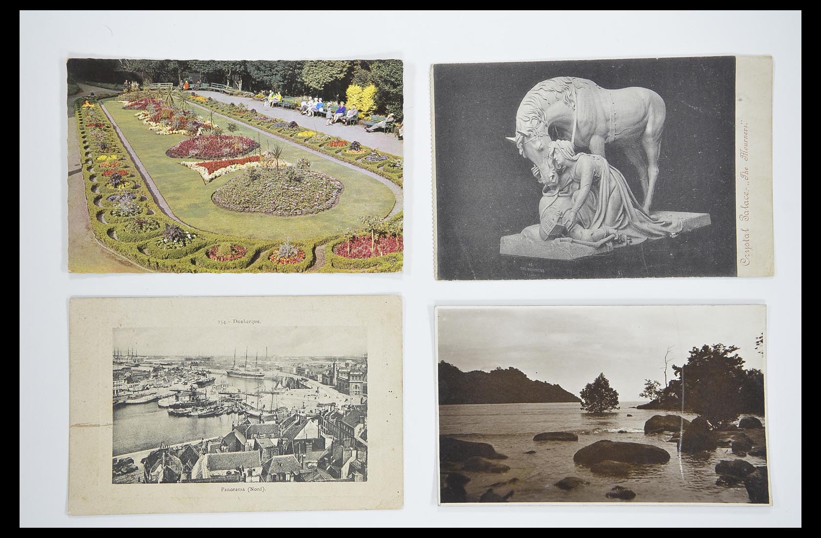 33633 091 - Postzegelverzameling 33633 Engeland ansichtkaarten 1900-1950.