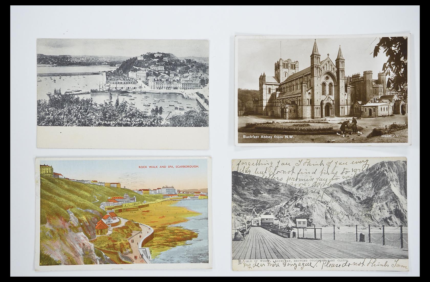 33633 111 - Postzegelverzameling 33633 Engeland ansichtkaarten 1900-1950.
