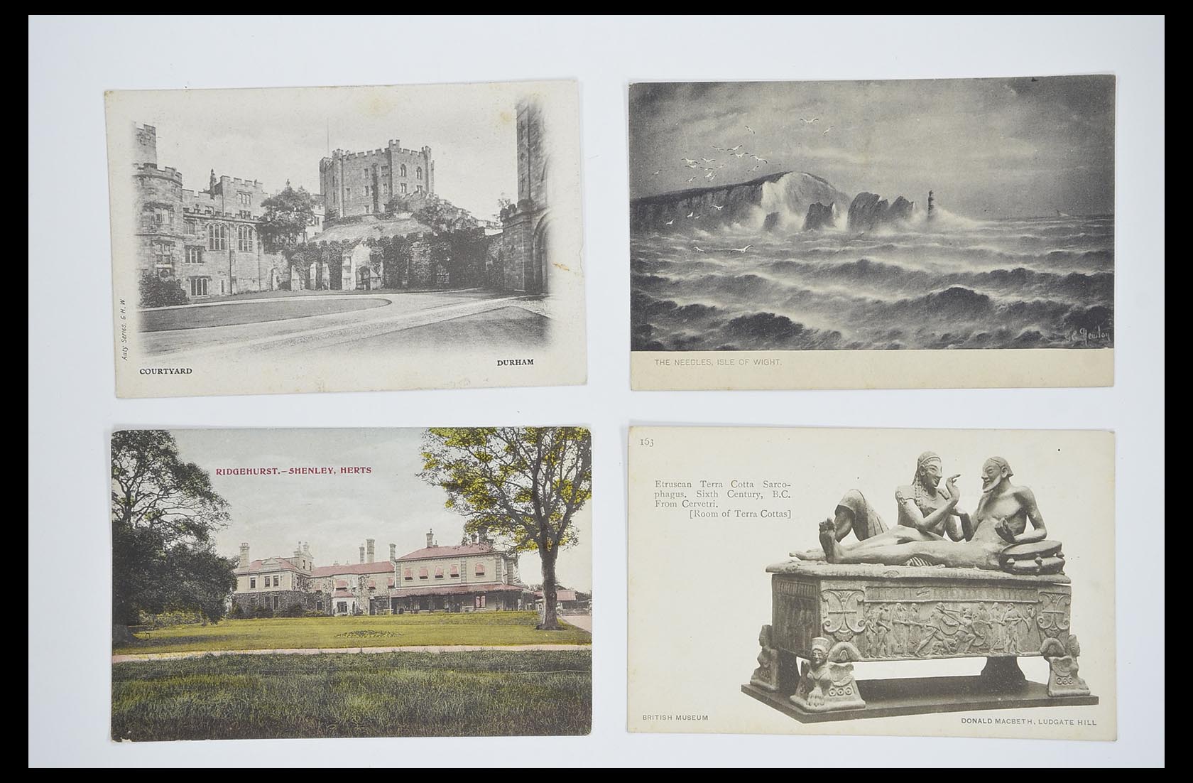 33633 116 - Postzegelverzameling 33633 Engeland ansichtkaarten 1900-1950.