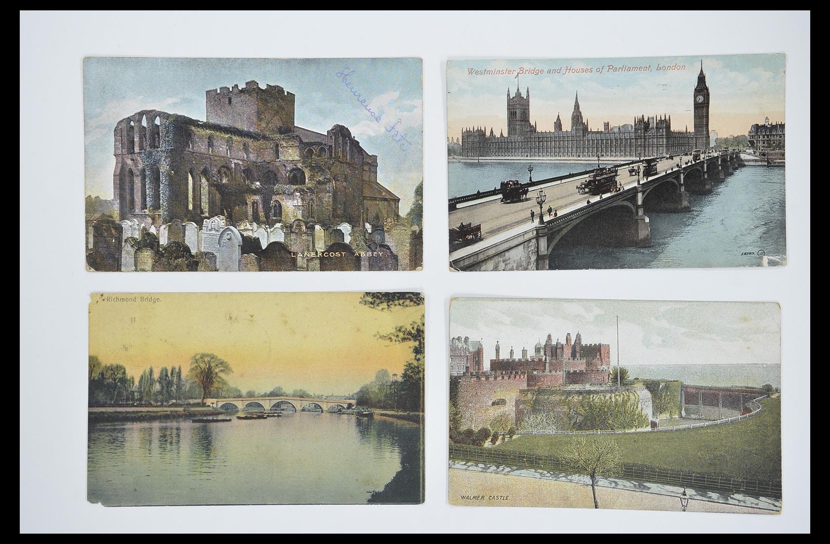33633 117 - Postzegelverzameling 33633 Engeland ansichtkaarten 1900-1950.