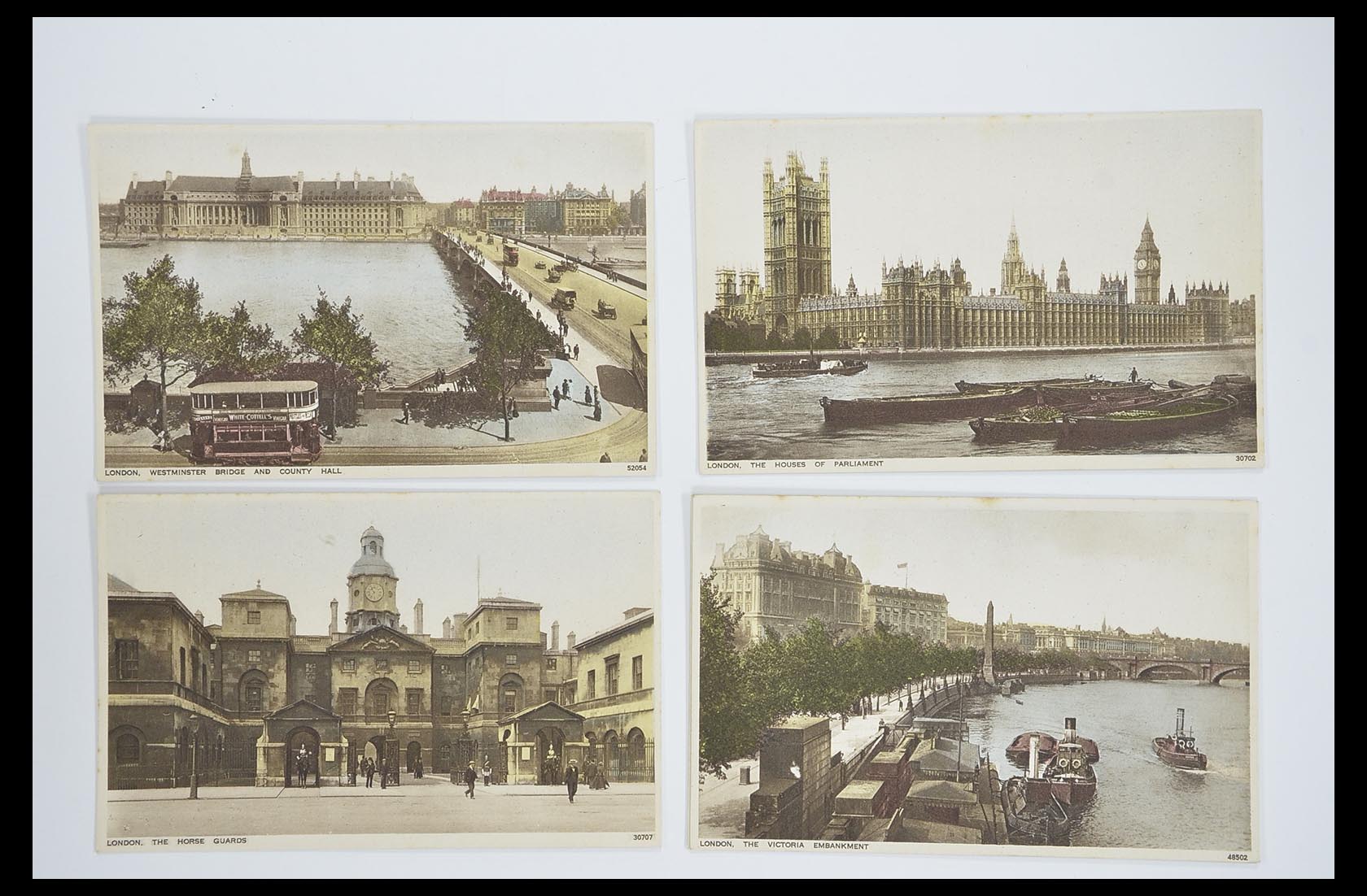 33633 124 - Postzegelverzameling 33633 Engeland ansichtkaarten 1900-1950.