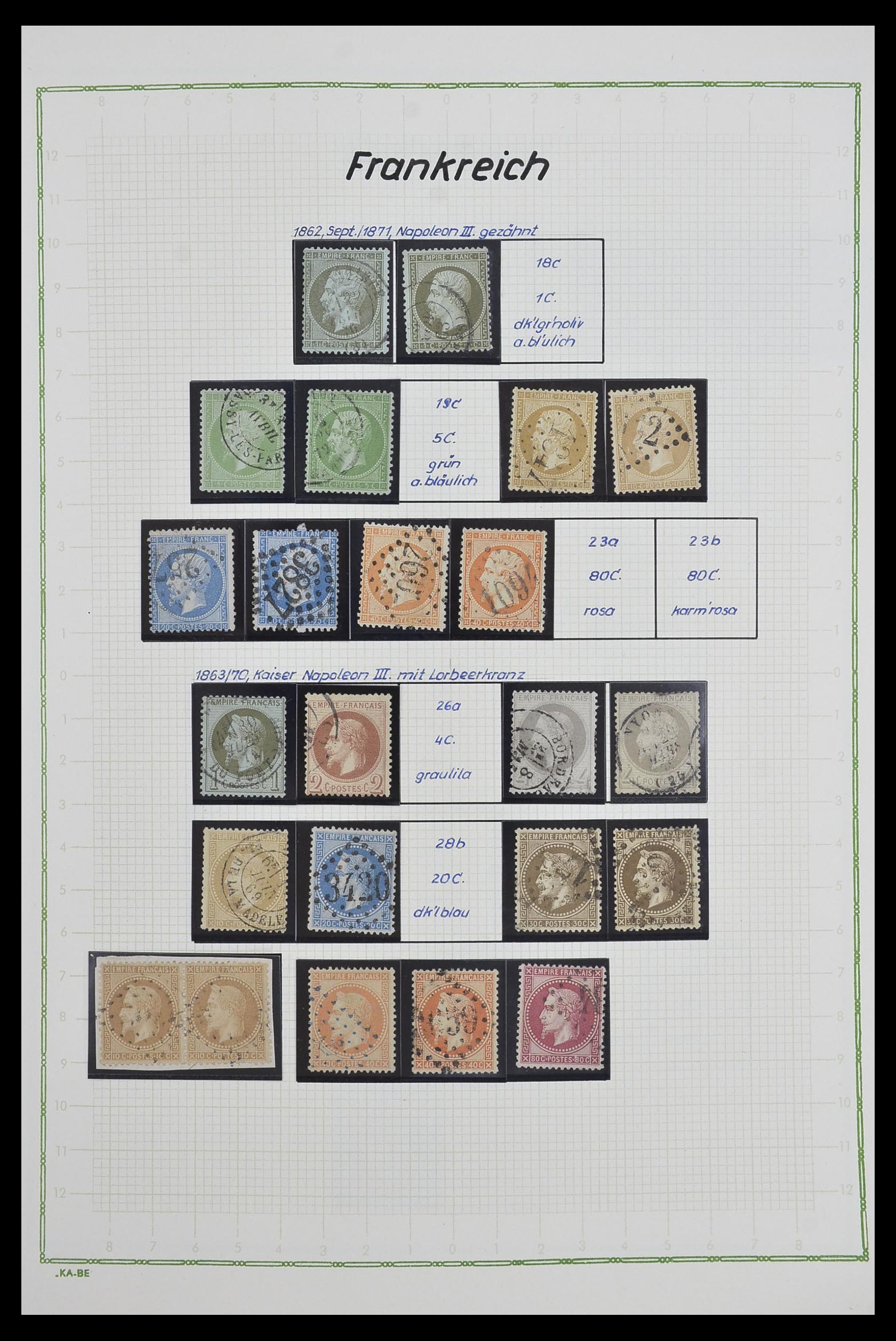 33634 003 - Stamp collection 33634 France 1849-2000.