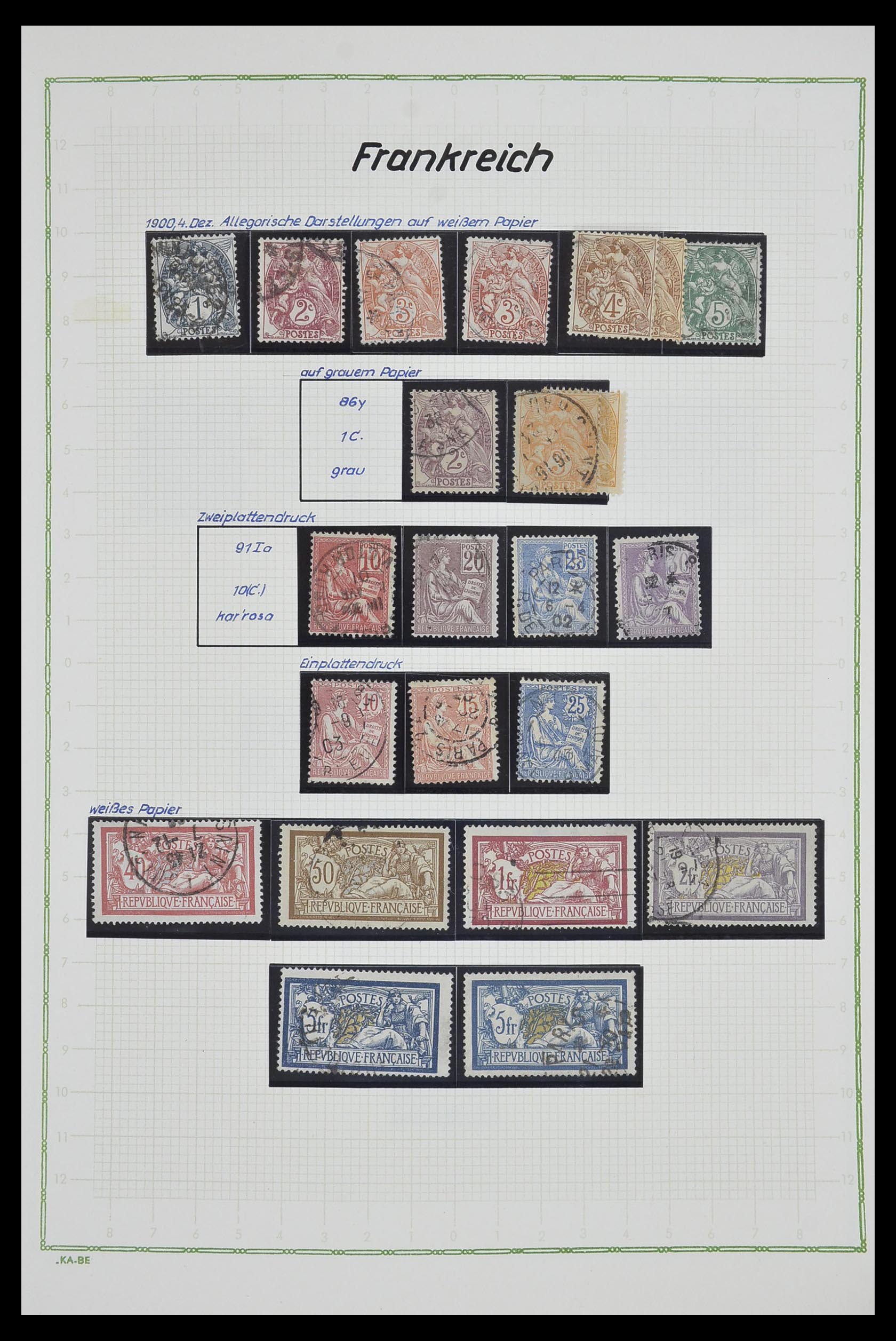 33634 009 - Stamp collection 33634 France 1849-2000.