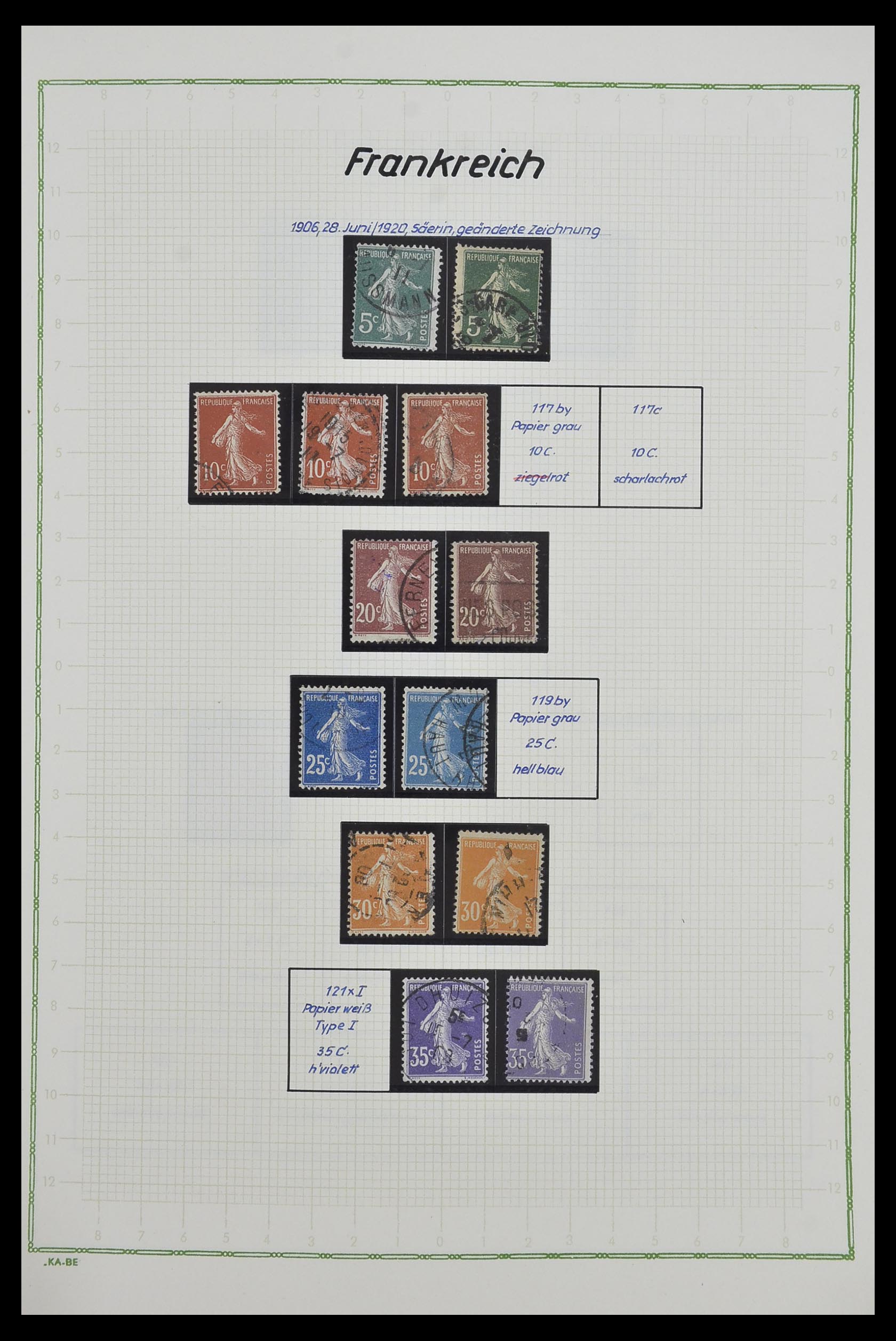 33634 011 - Stamp collection 33634 France 1849-2000.