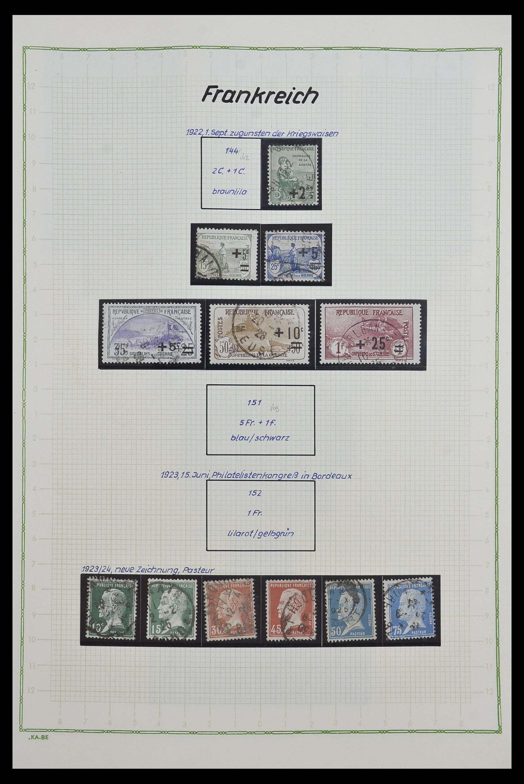 33634 014 - Postzegelverzameling 33634 Frankrijk 1849-2000.