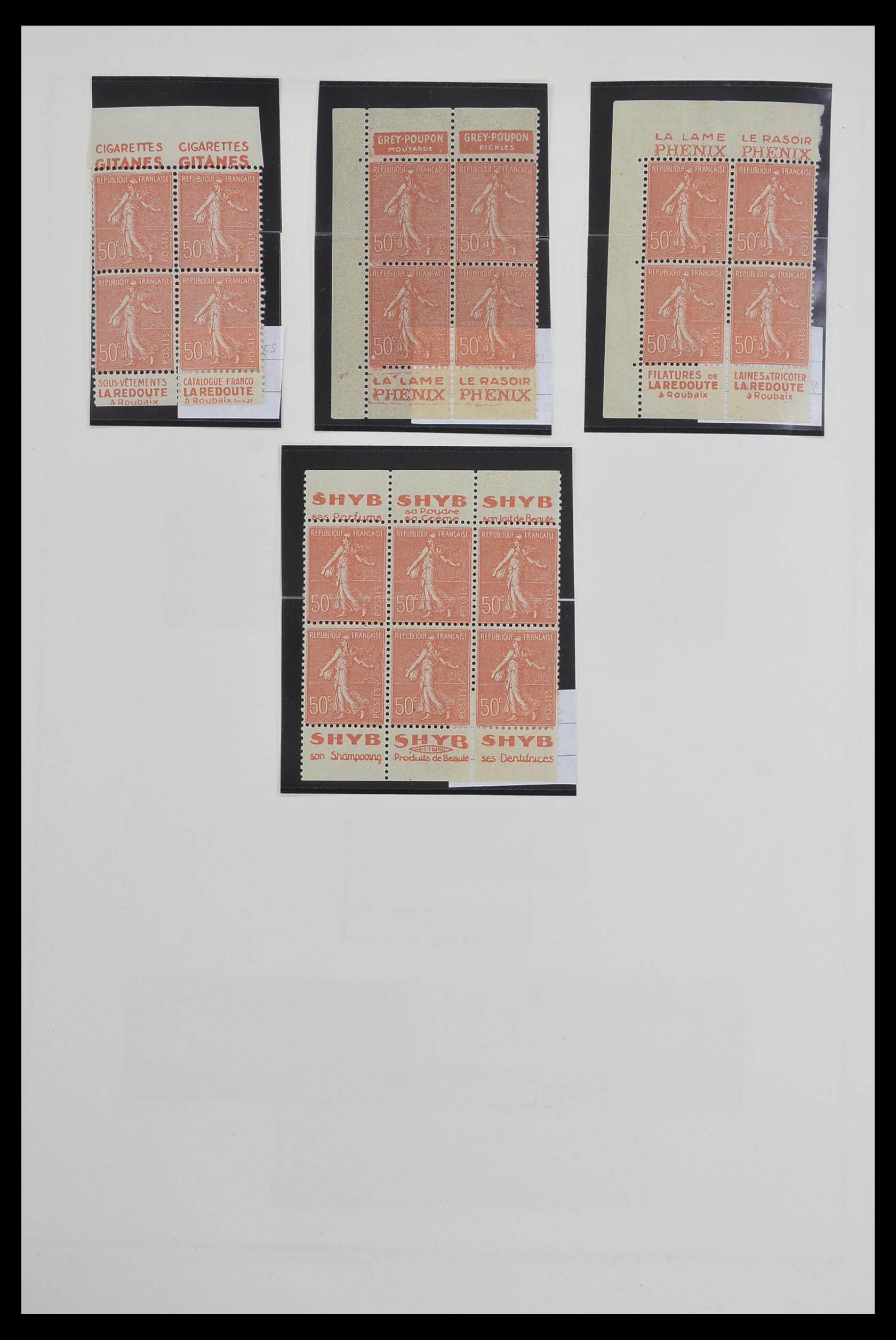 33634 015 - Postzegelverzameling 33634 Frankrijk 1849-2000.