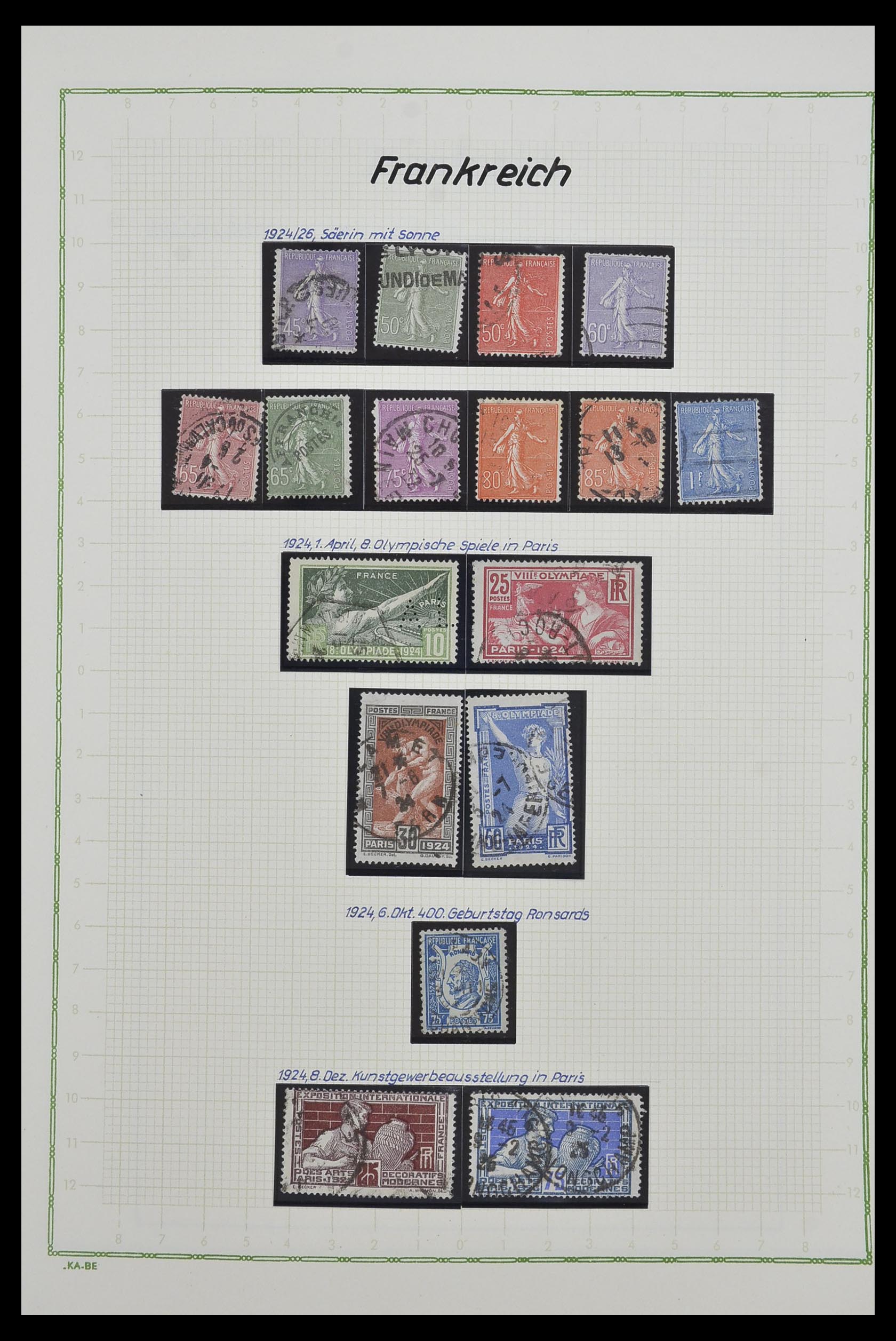 33634 016 - Stamp collection 33634 France 1849-2000.