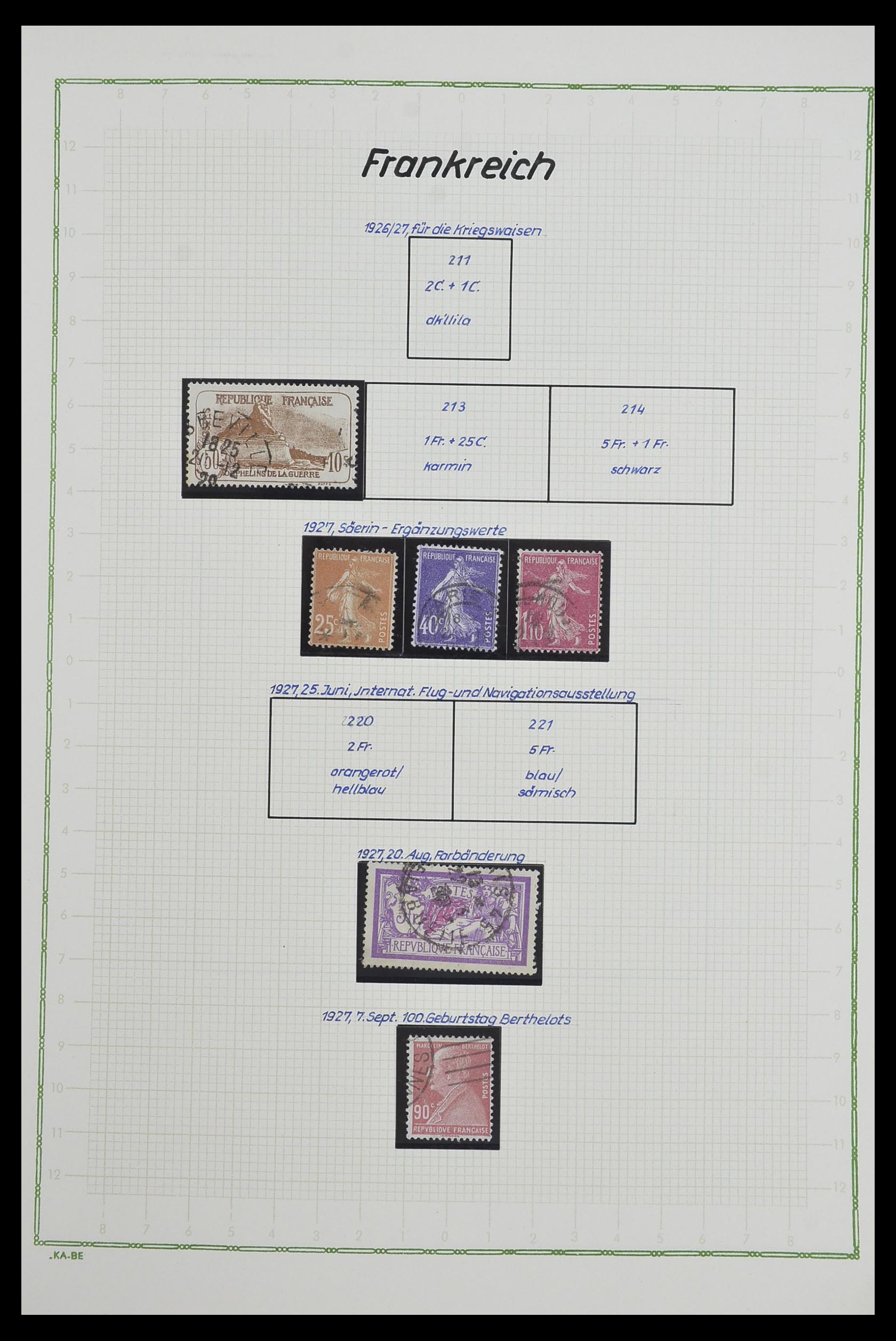 33634 019 - Stamp collection 33634 France 1849-2000.