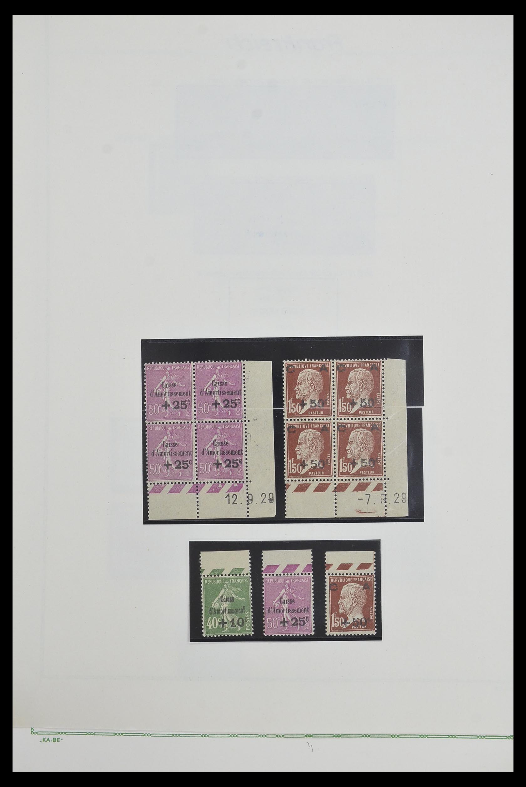 33634 021 - Postzegelverzameling 33634 Frankrijk 1849-2000.