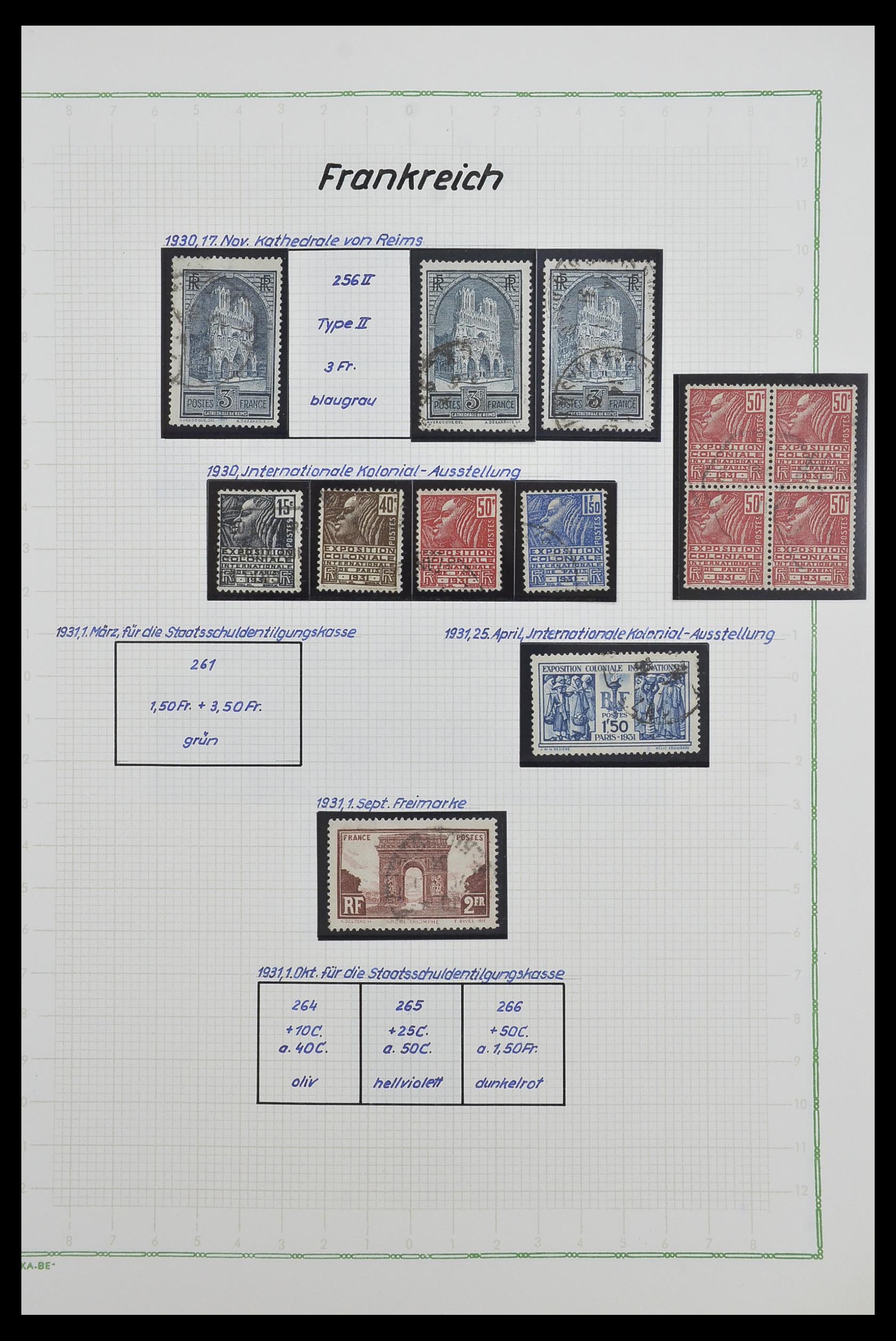 33634 025 - Postzegelverzameling 33634 Frankrijk 1849-2000.
