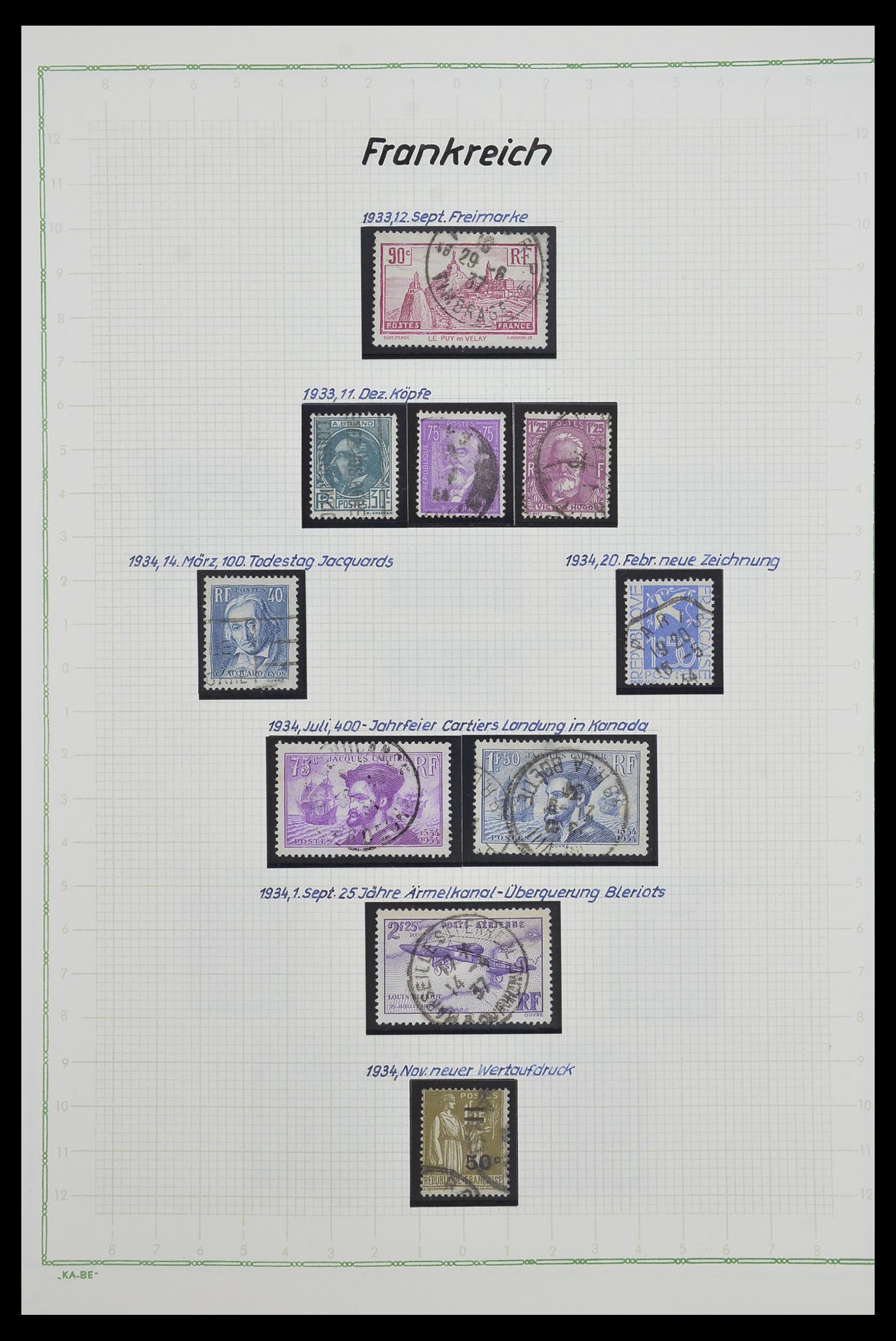 33634 027 - Postzegelverzameling 33634 Frankrijk 1849-2000.
