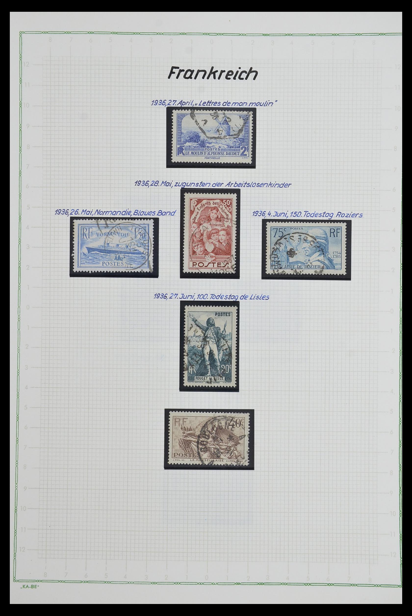 33634 030 - Postzegelverzameling 33634 Frankrijk 1849-2000.