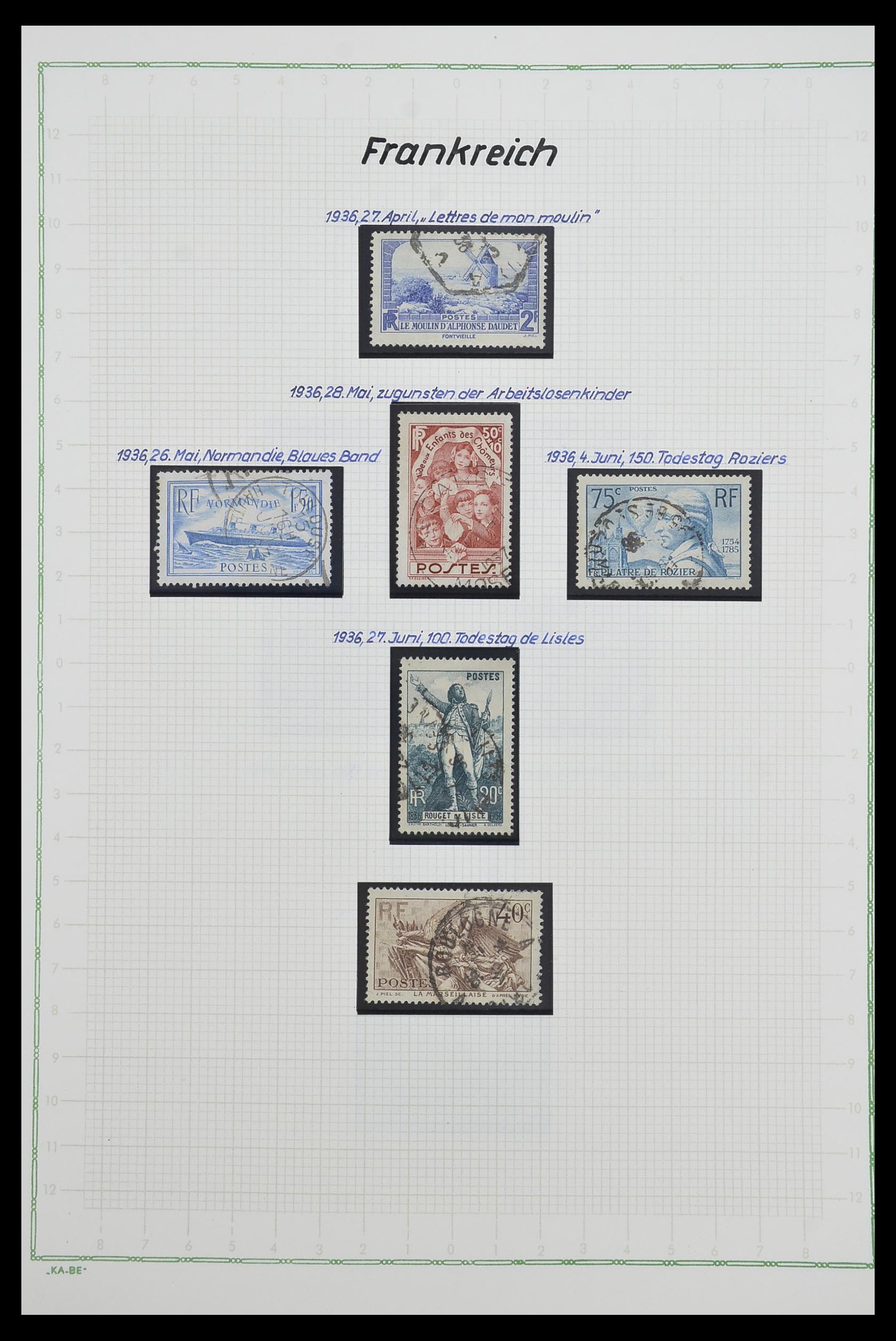 33634 031 - Postzegelverzameling 33634 Frankrijk 1849-2000.