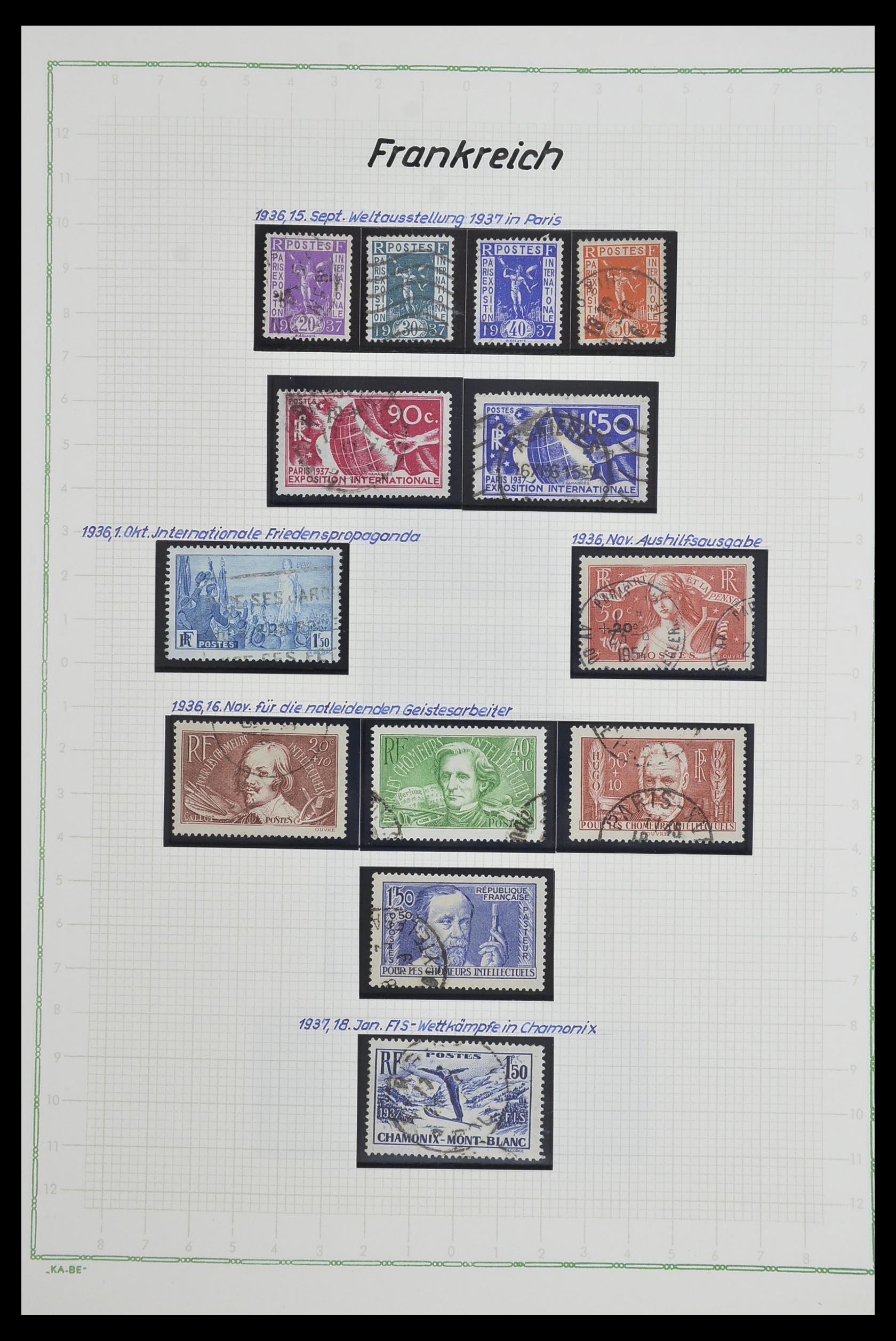 33634 033 - Postzegelverzameling 33634 Frankrijk 1849-2000.
