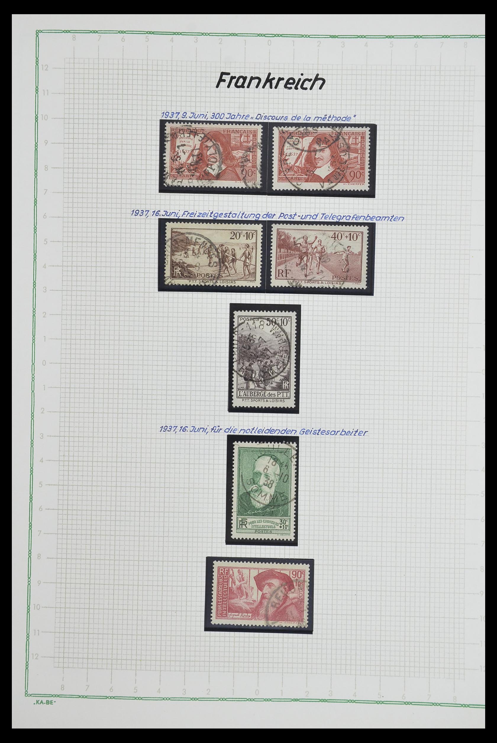 33634 035 - Postzegelverzameling 33634 Frankrijk 1849-2000.