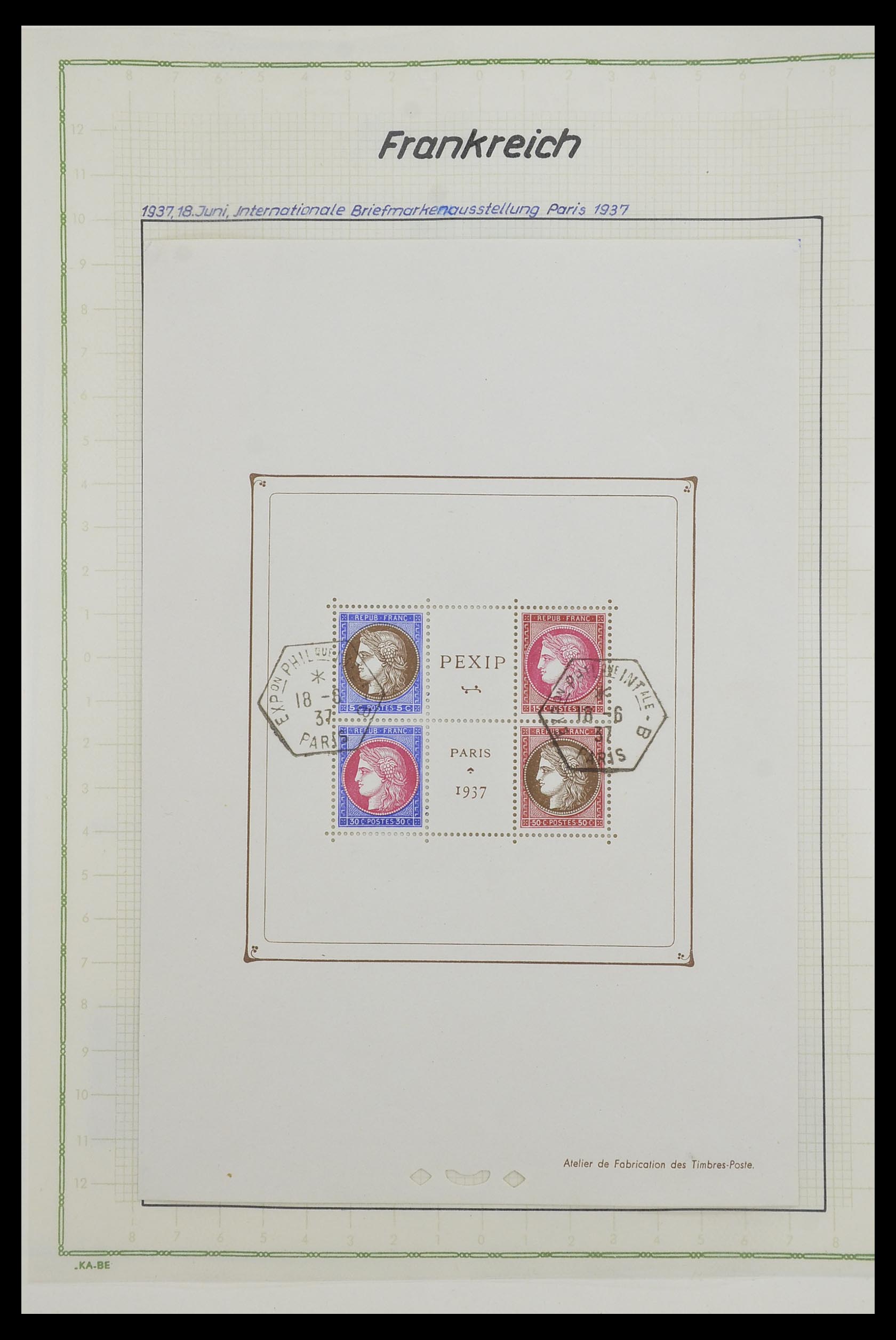 33634 036 - Postzegelverzameling 33634 Frankrijk 1849-2000.