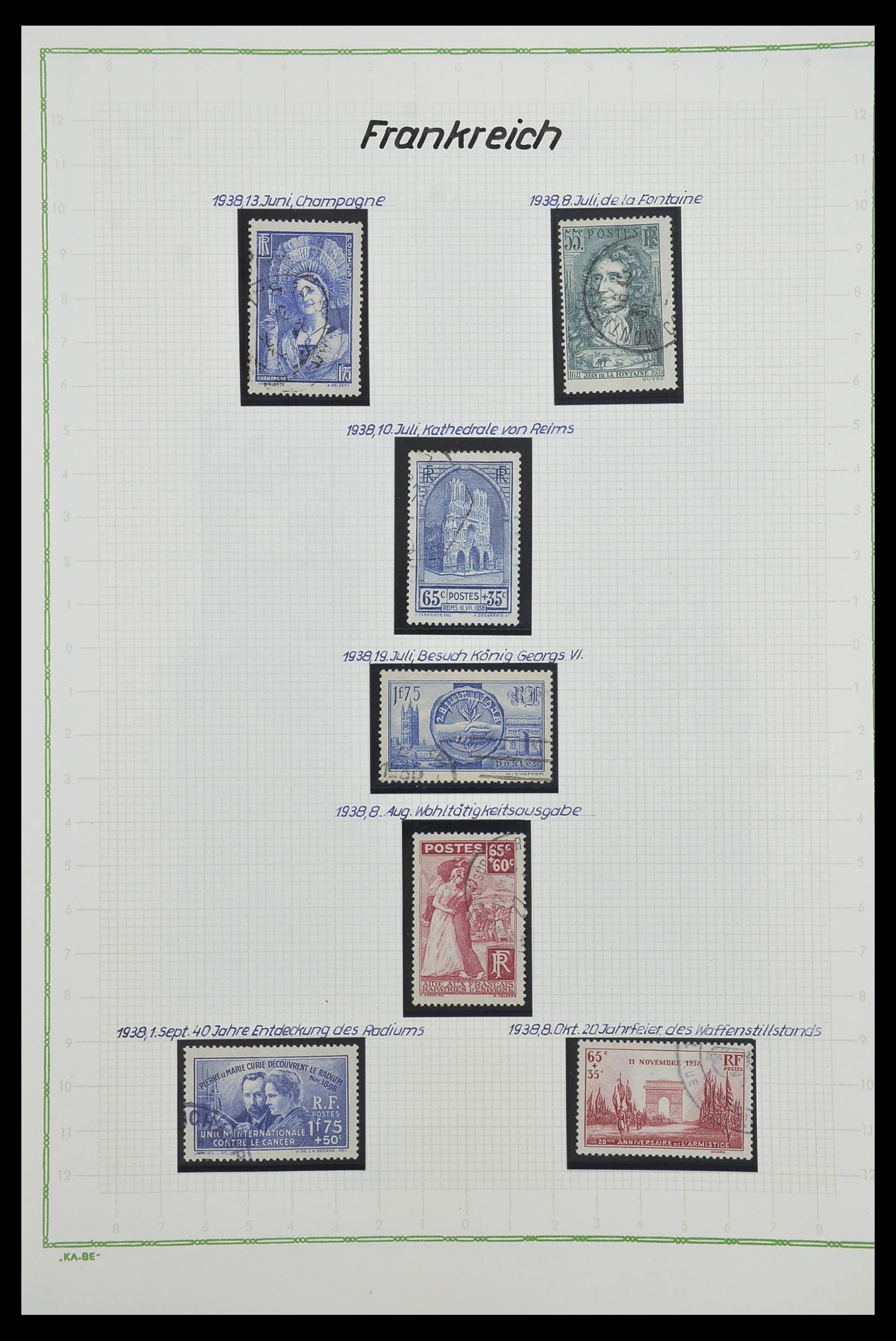 33634 045 - Postzegelverzameling 33634 Frankrijk 1849-2000.