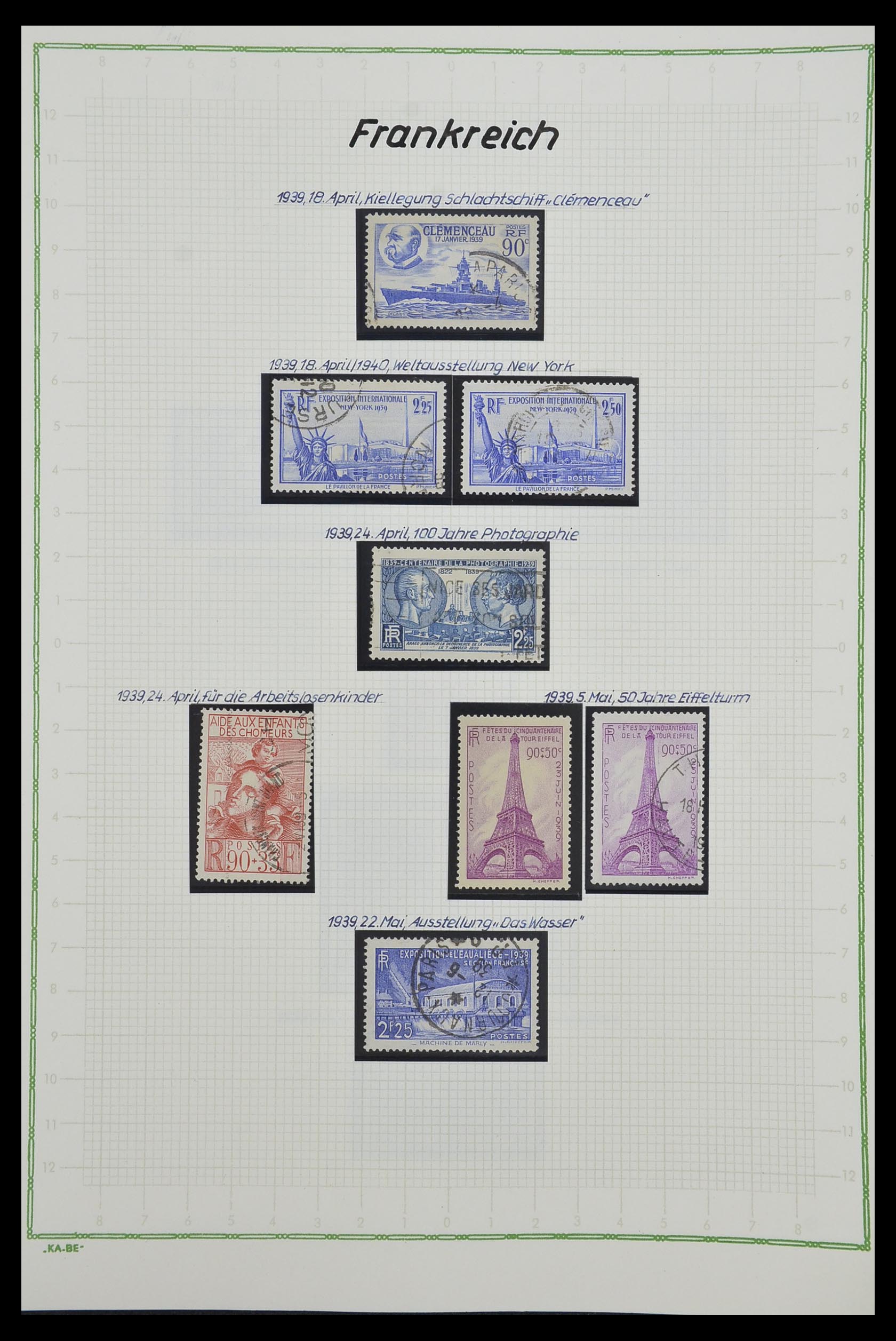 33634 048 - Postzegelverzameling 33634 Frankrijk 1849-2000.