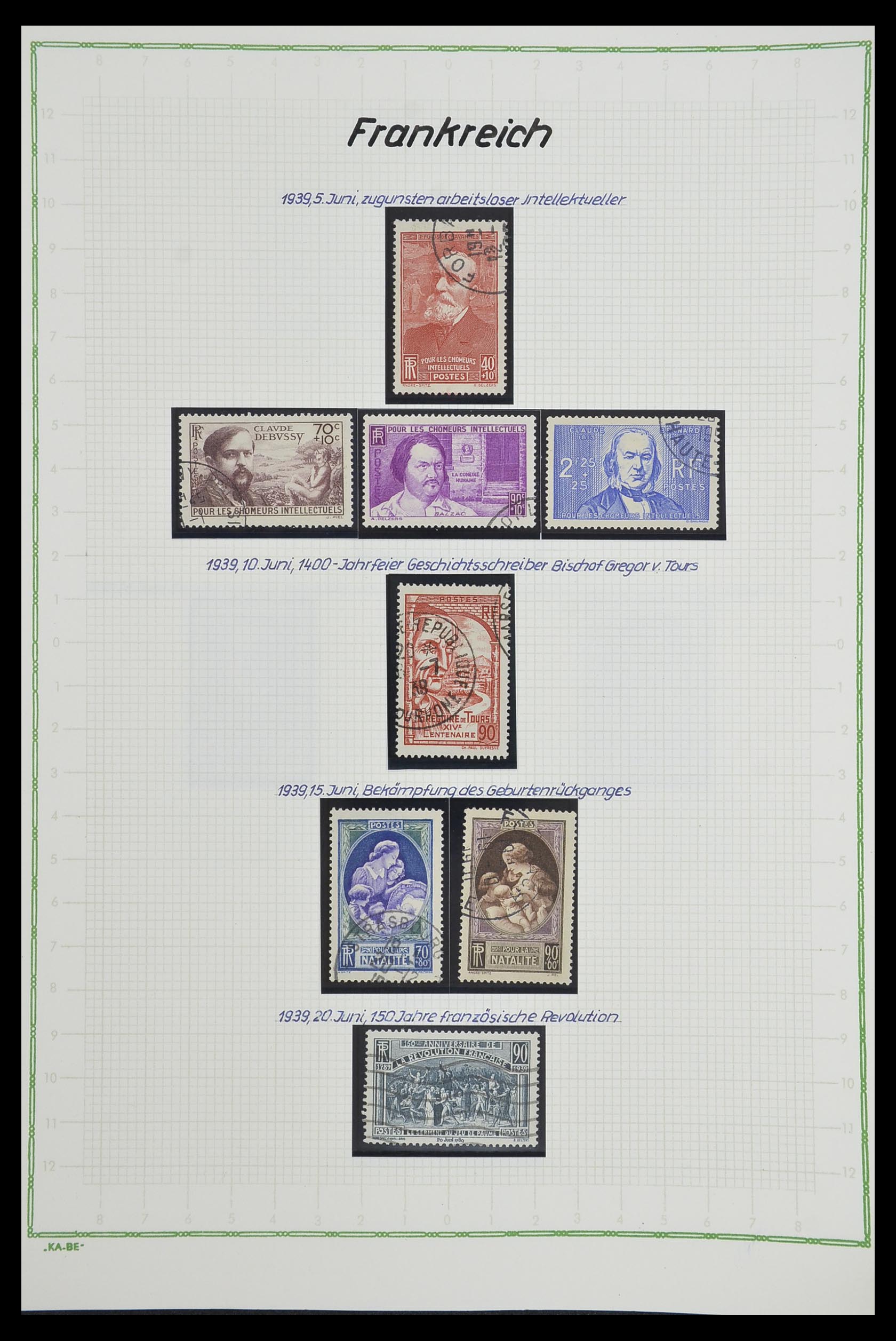 33634 049 - Postzegelverzameling 33634 Frankrijk 1849-2000.