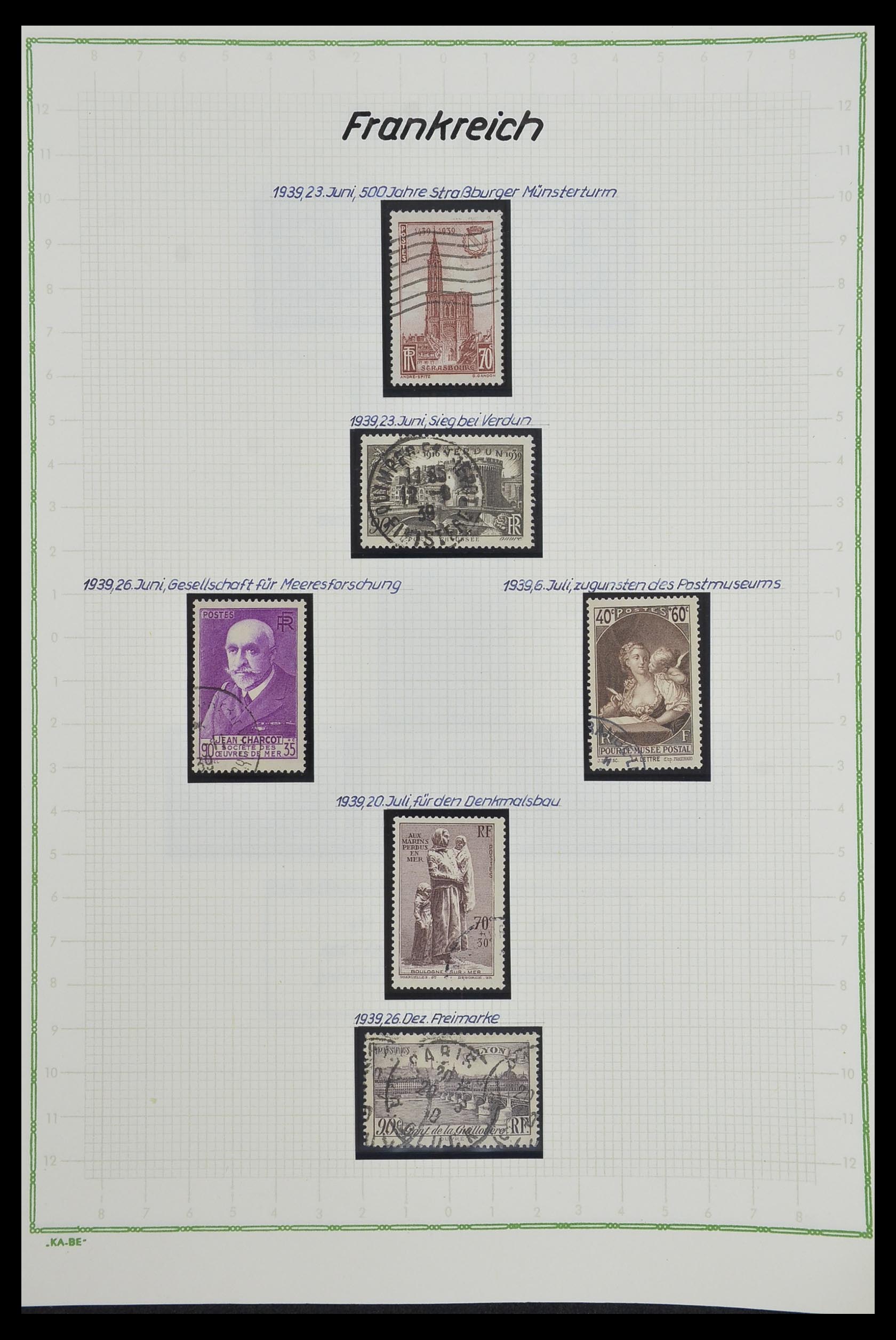 33634 050 - Postzegelverzameling 33634 Frankrijk 1849-2000.