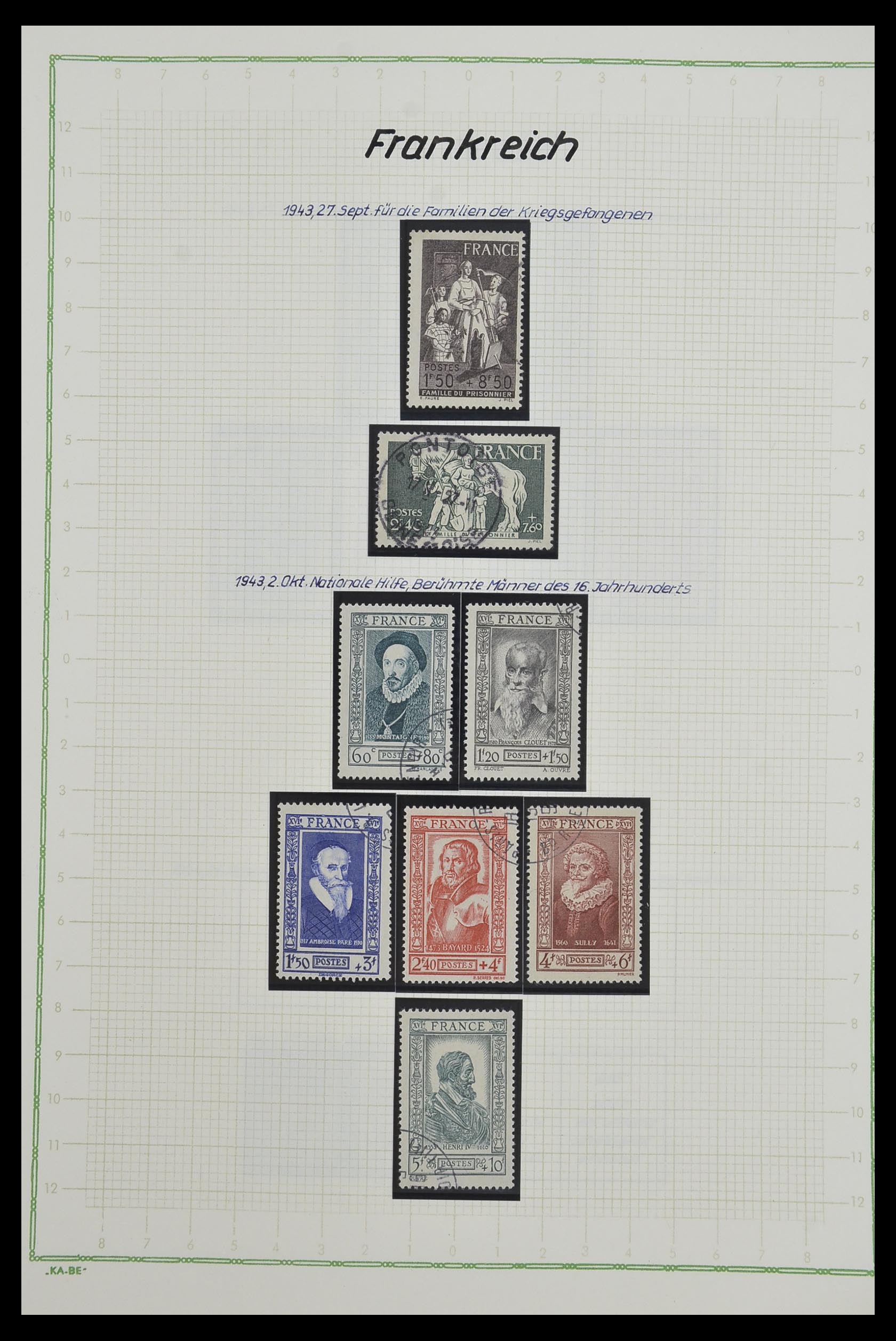 33634 063 - Postzegelverzameling 33634 Frankrijk 1849-2000.