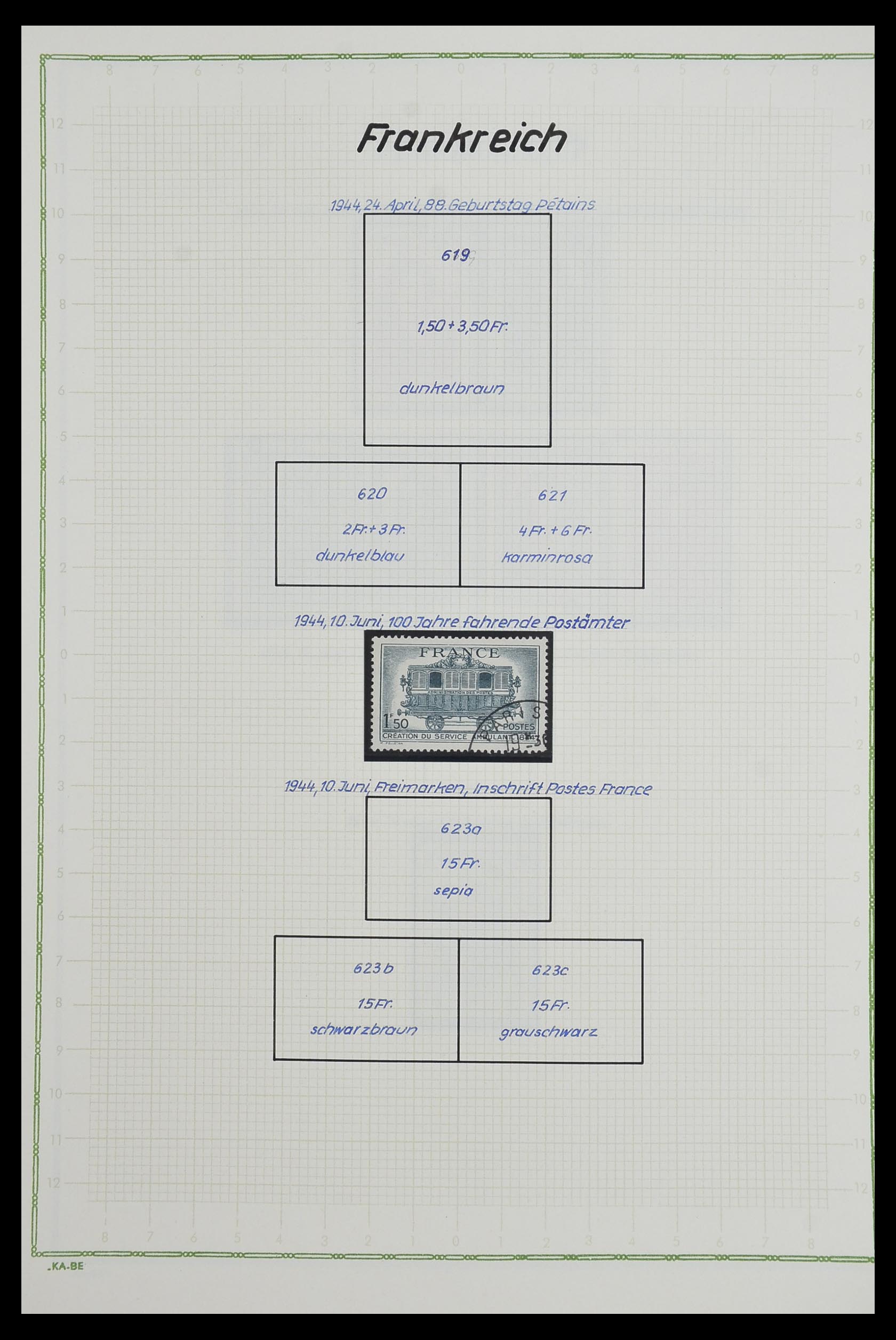 33634 065 - Postzegelverzameling 33634 Frankrijk 1849-2000.