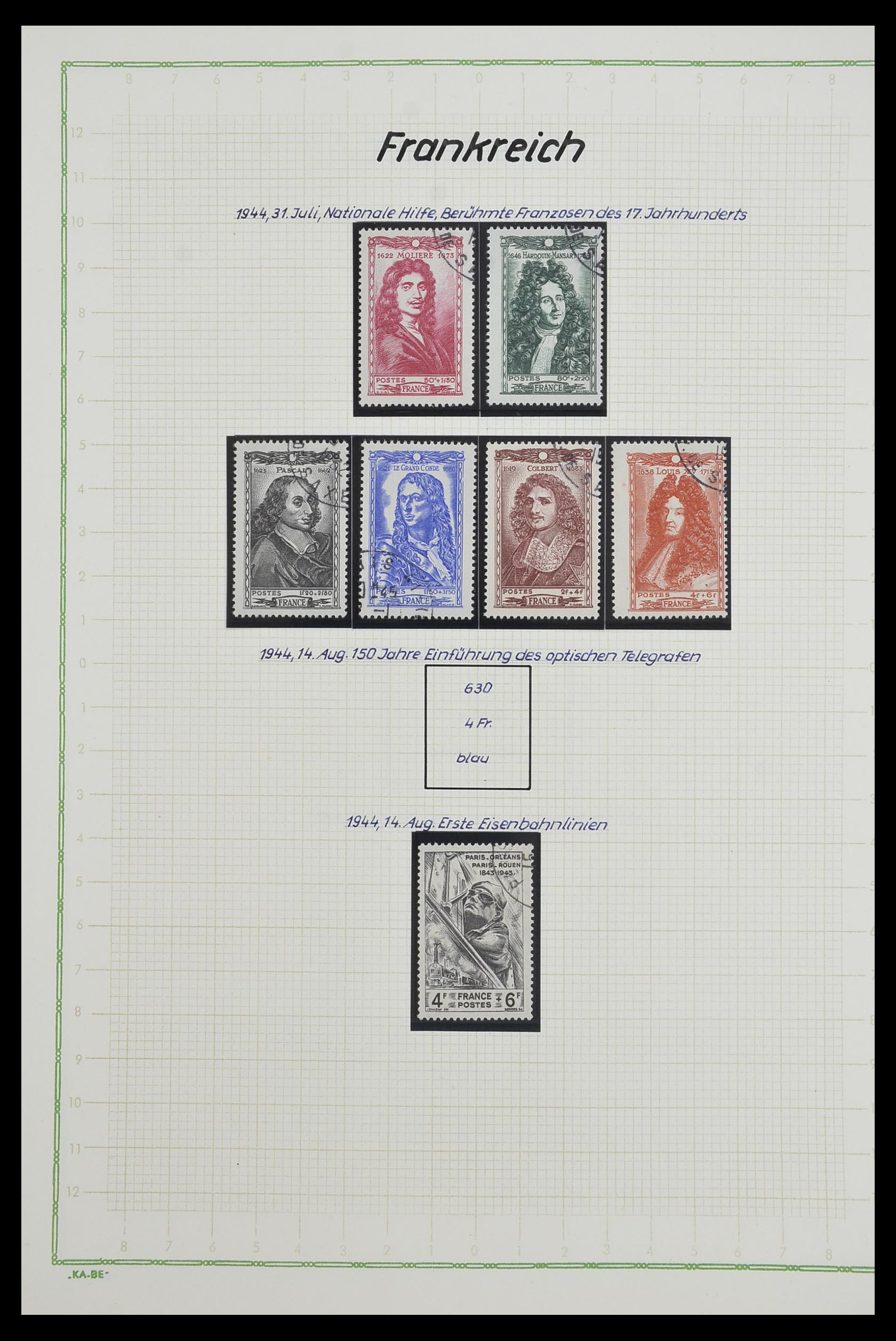 33634 066 - Stamp collection 33634 France 1849-2000.