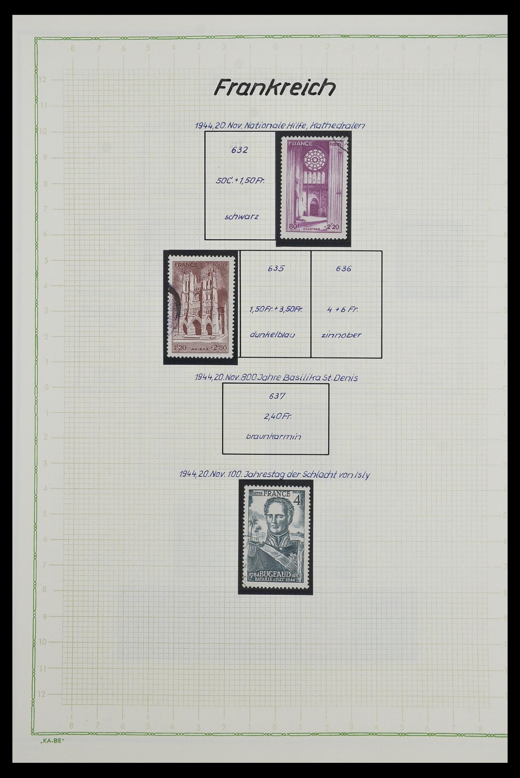 33634 067 - Postzegelverzameling 33634 Frankrijk 1849-2000.