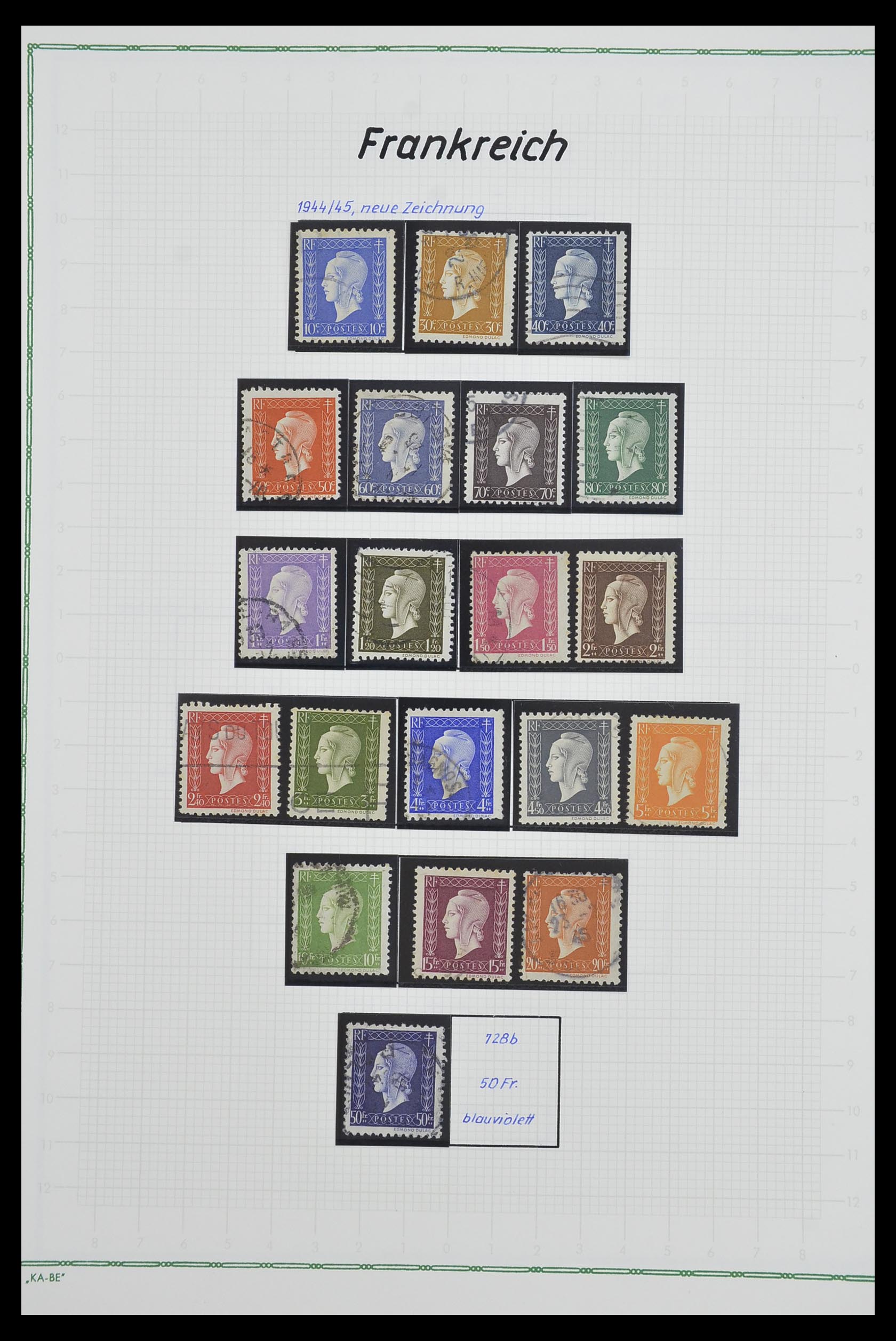 33634 071 - Postzegelverzameling 33634 Frankrijk 1849-2000.