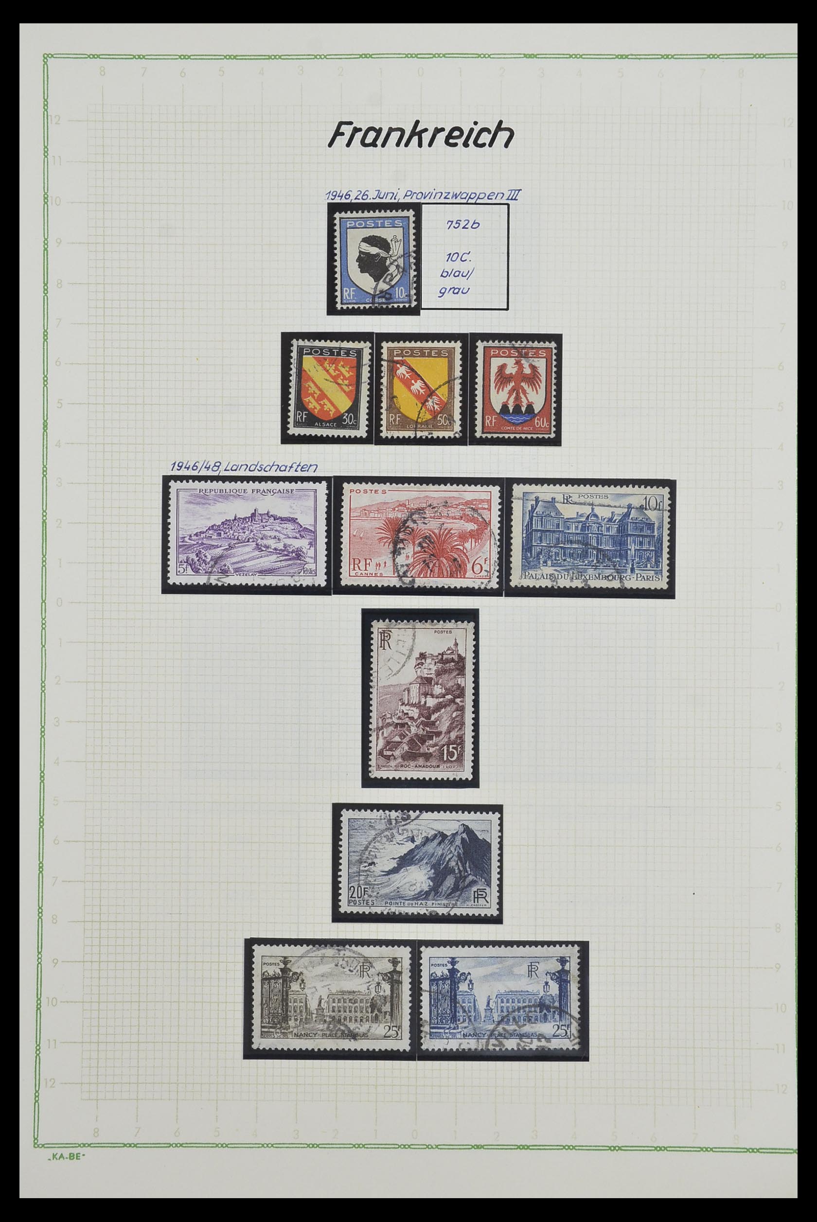33634 073 - Stamp collection 33634 France 1849-2000.