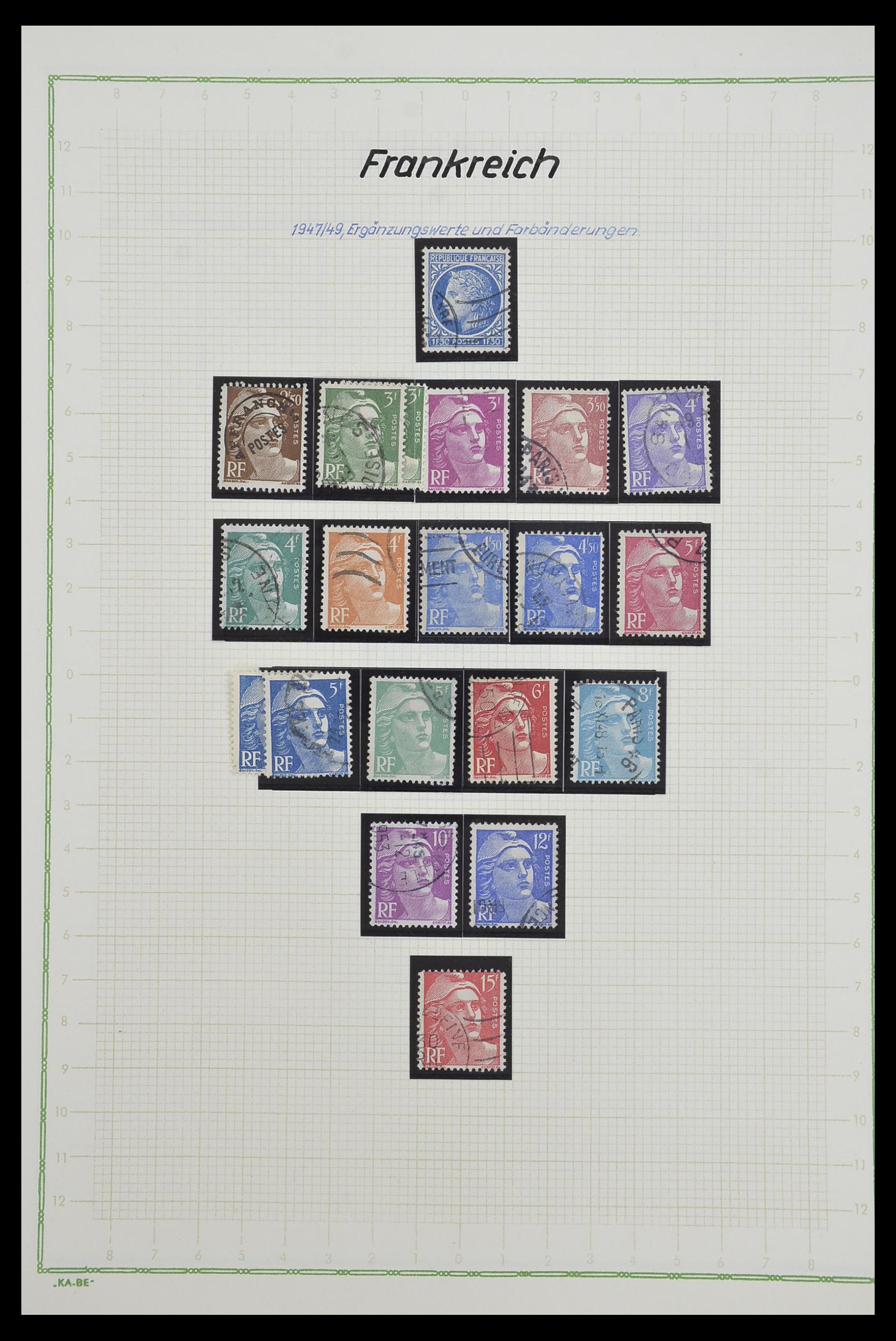 33634 078 - Postzegelverzameling 33634 Frankrijk 1849-2000.