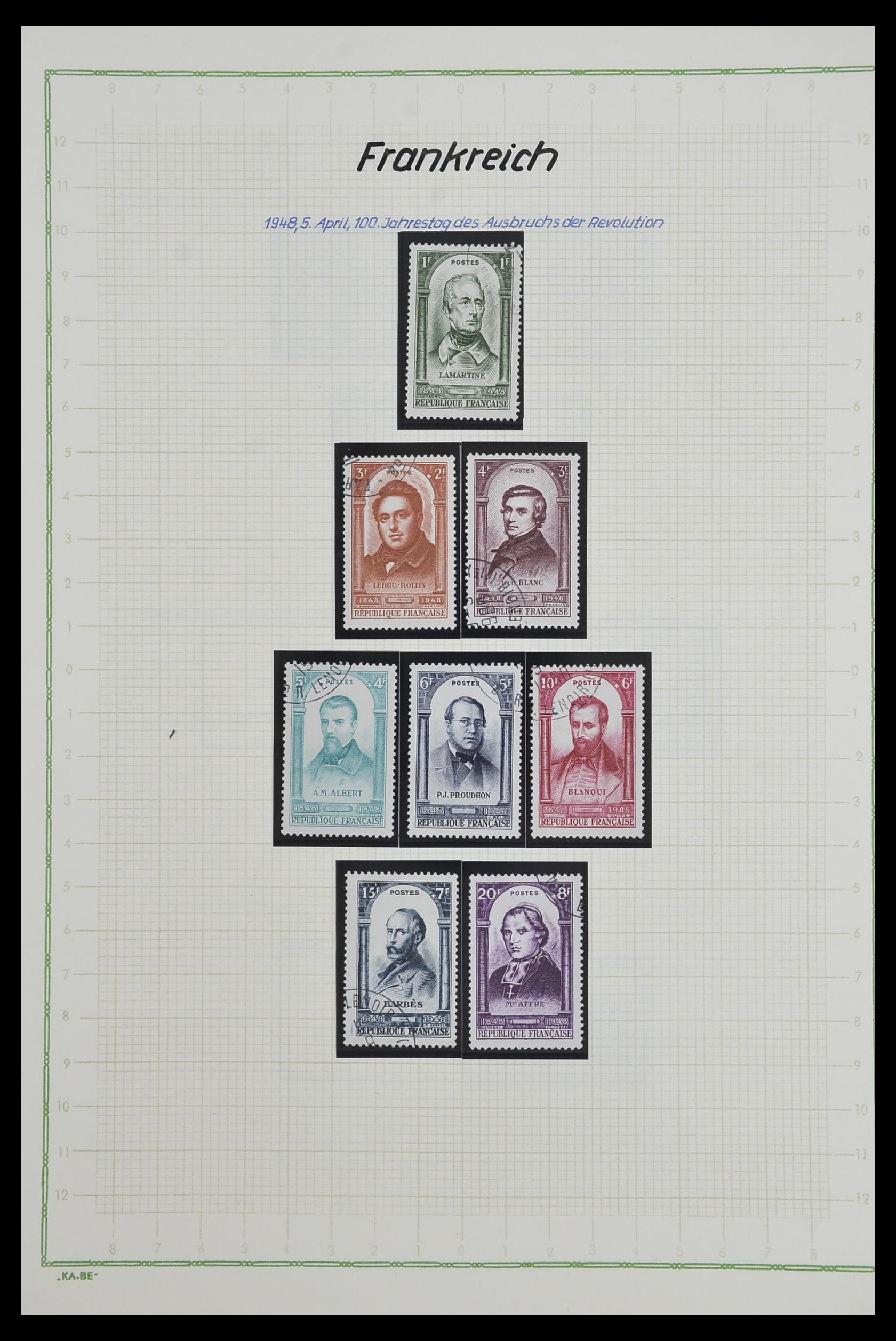 33634 080 - Stamp collection 33634 France 1849-2000.
