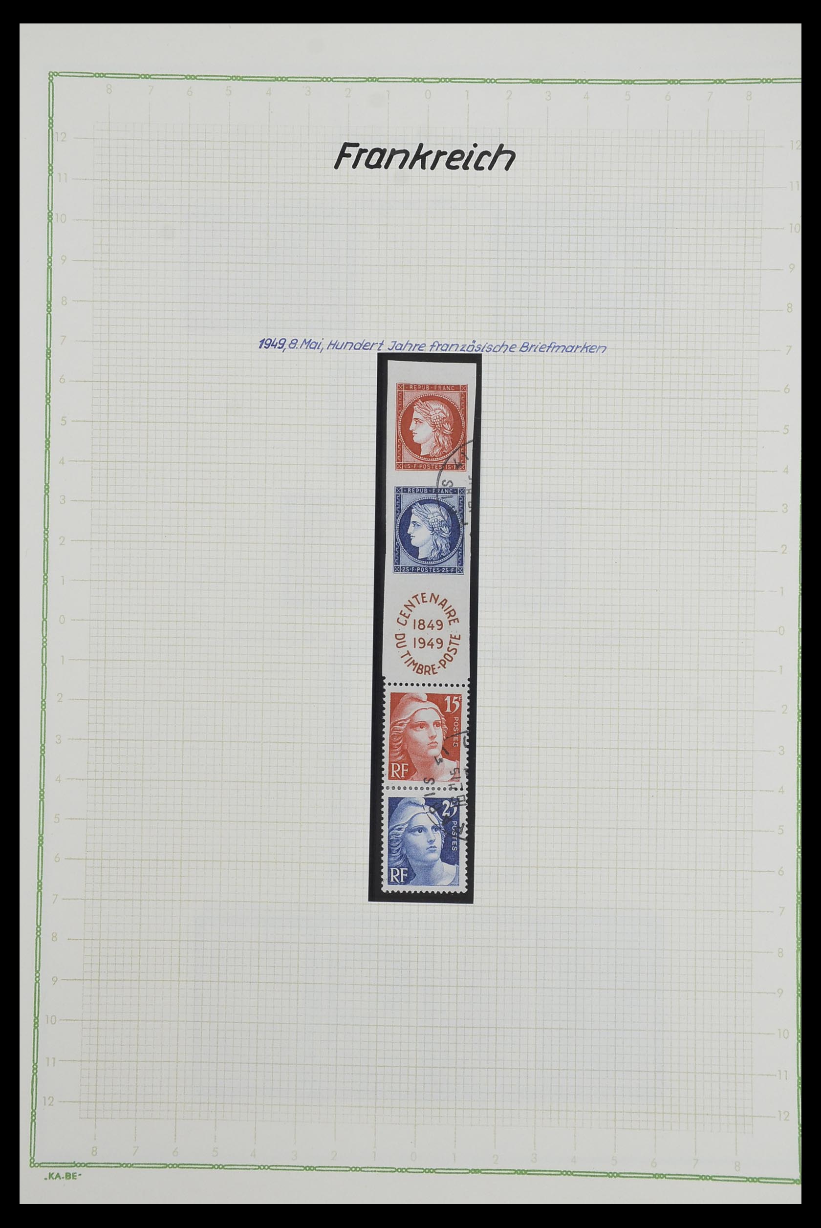 33634 083 - Postzegelverzameling 33634 Frankrijk 1849-2000.