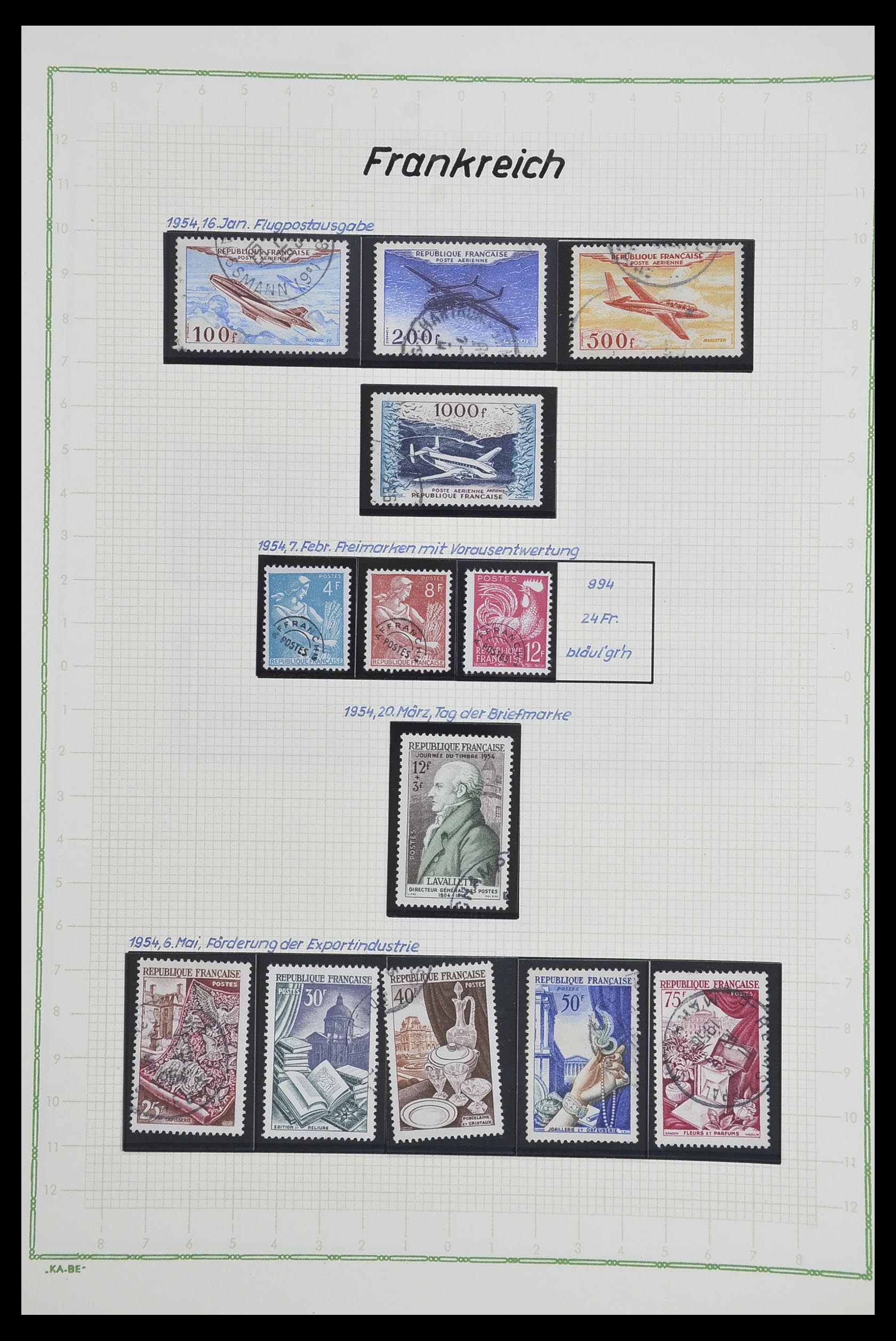 33634 100 - Postzegelverzameling 33634 Frankrijk 1849-2000.