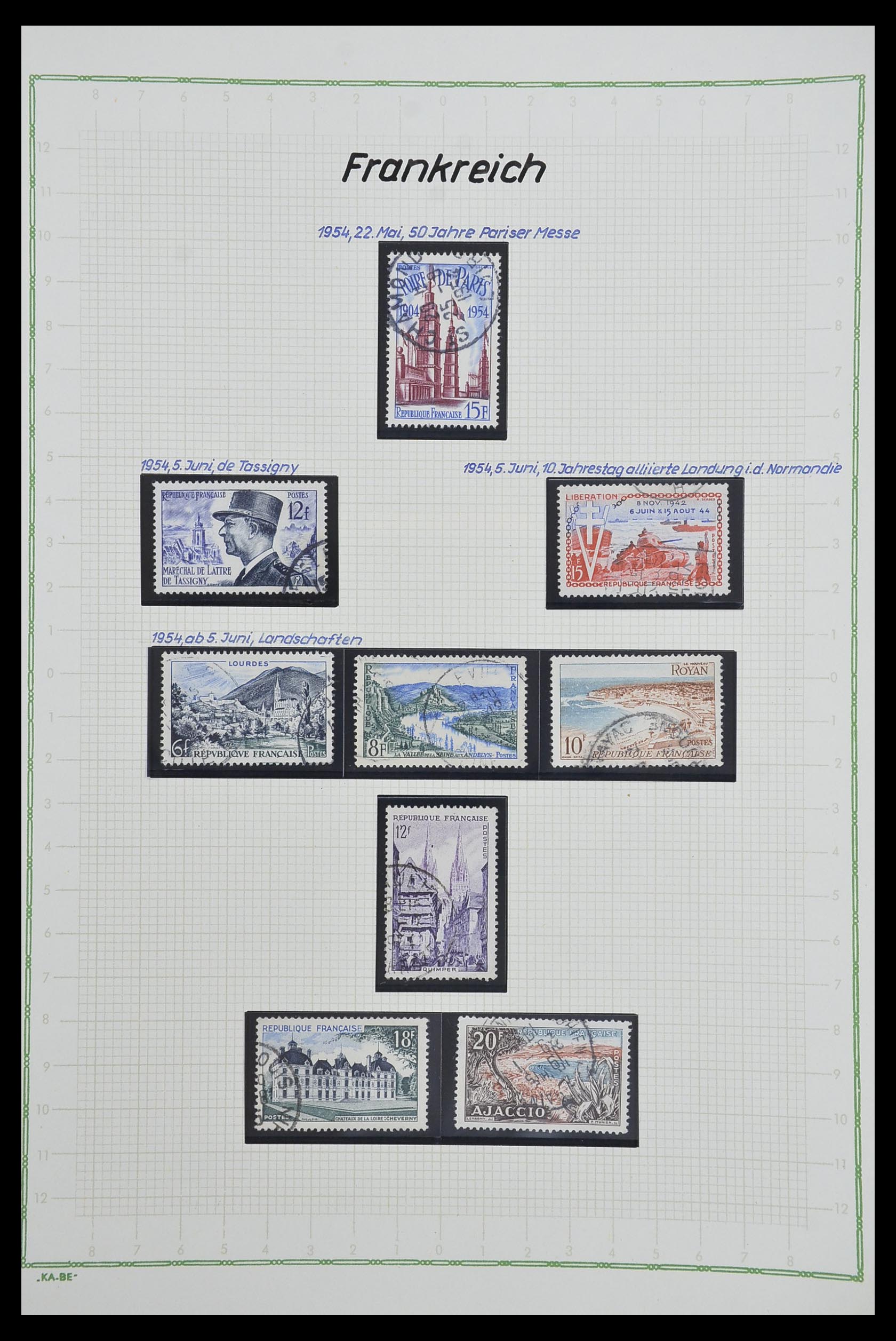 33634 101 - Postzegelverzameling 33634 Frankrijk 1849-2000.