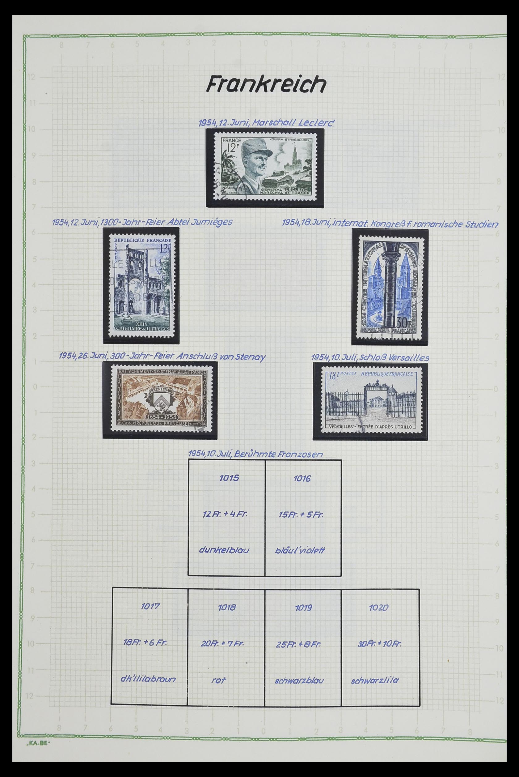 33634 103 - Postzegelverzameling 33634 Frankrijk 1849-2000.