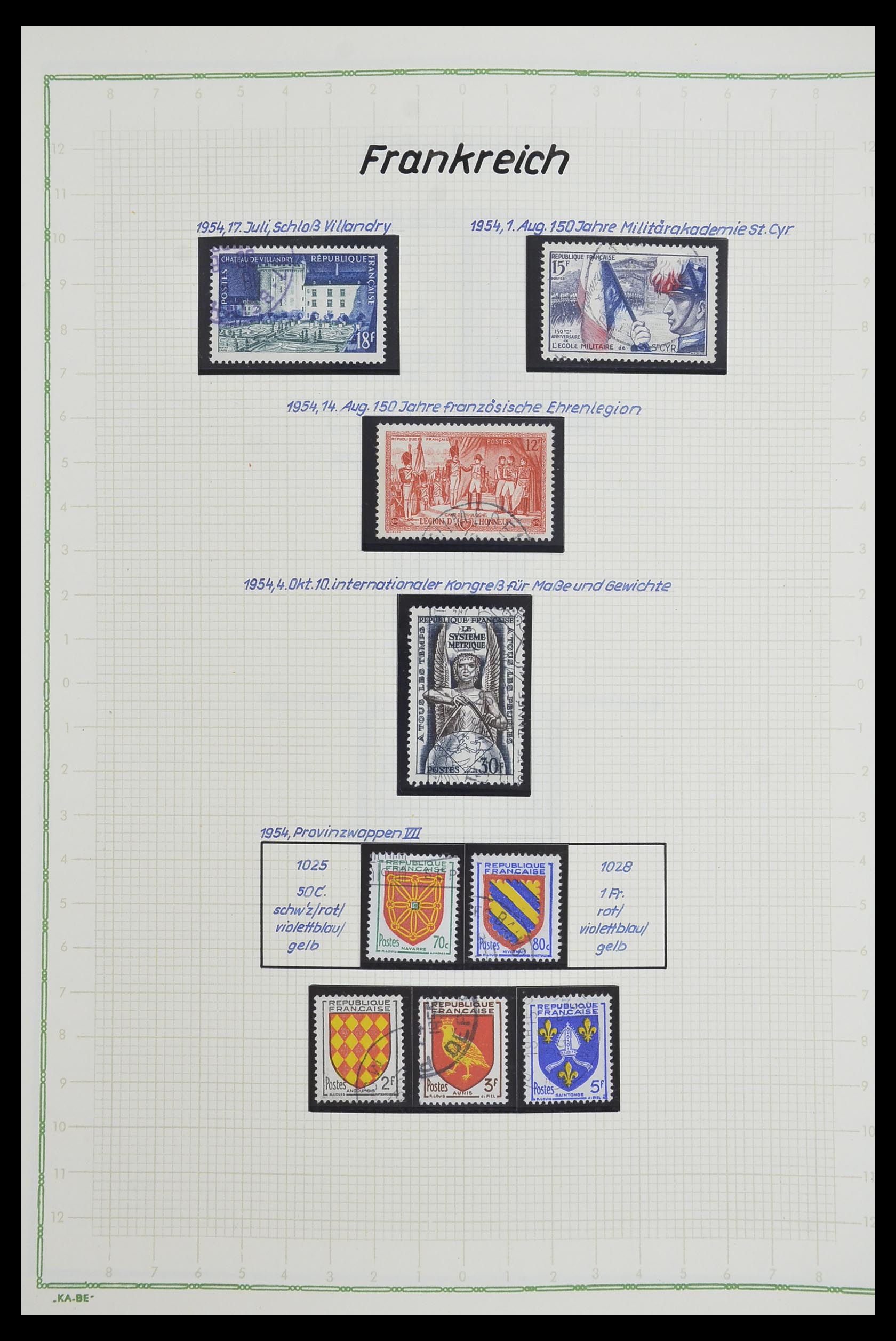 33634 104 - Postzegelverzameling 33634 Frankrijk 1849-2000.