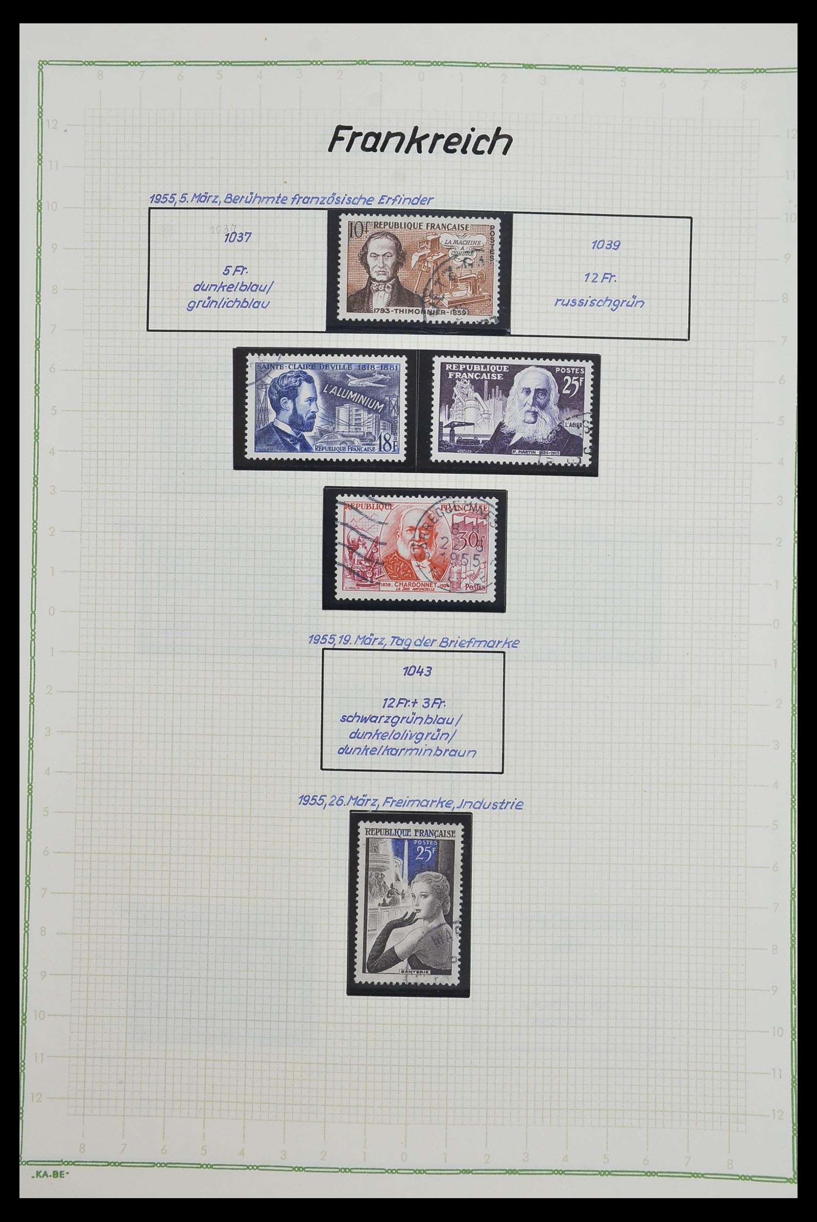 33634 106 - Stamp collection 33634 France 1849-2000.