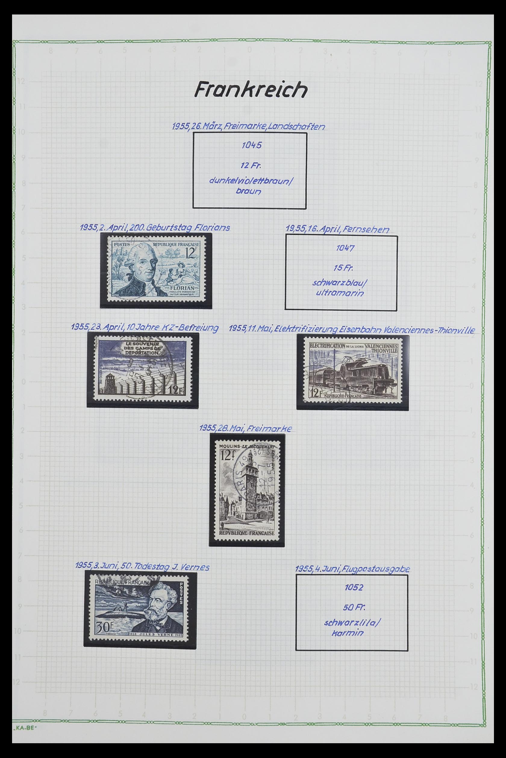 33634 107 - Postzegelverzameling 33634 Frankrijk 1849-2000.