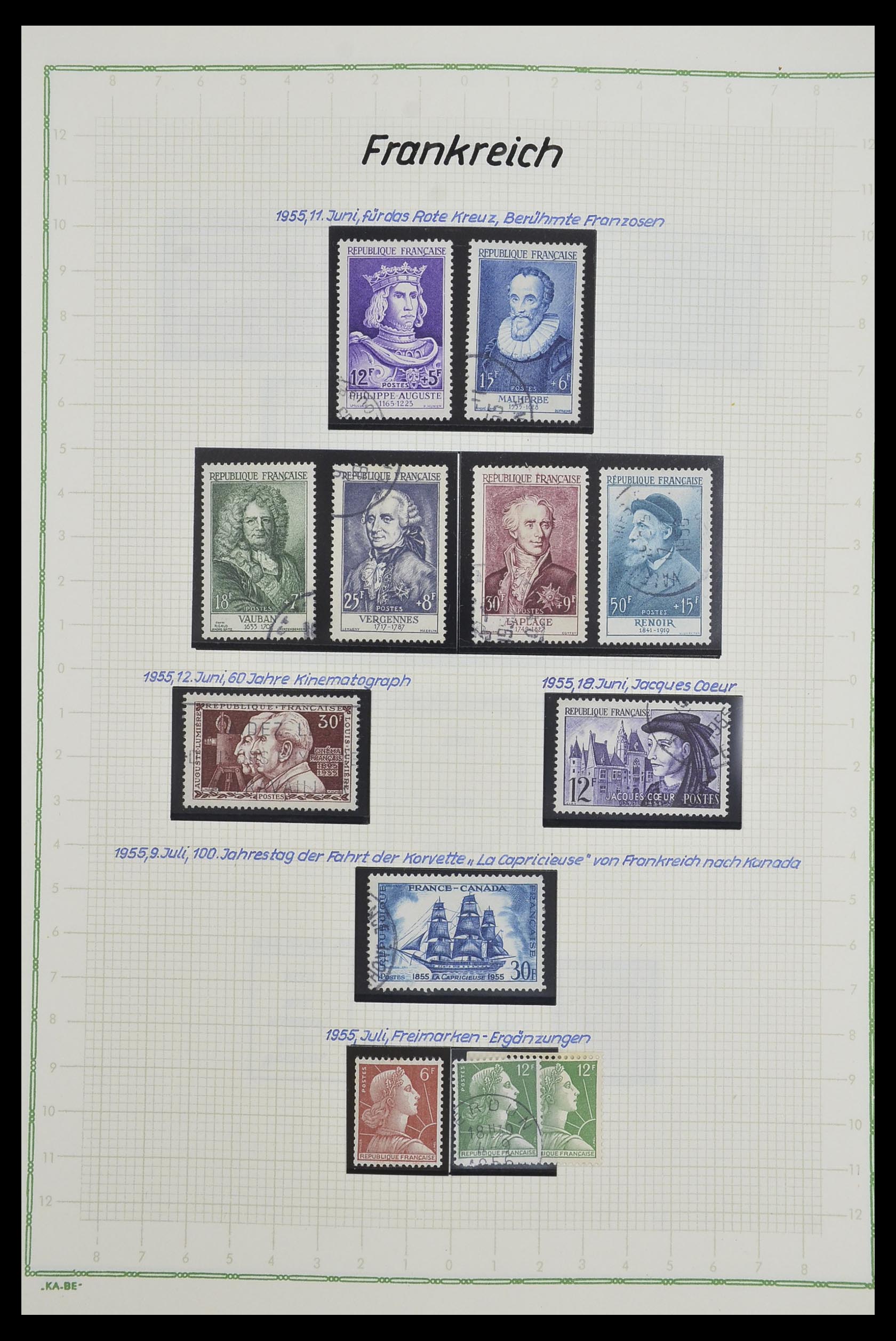 33634 108 - Postzegelverzameling 33634 Frankrijk 1849-2000.