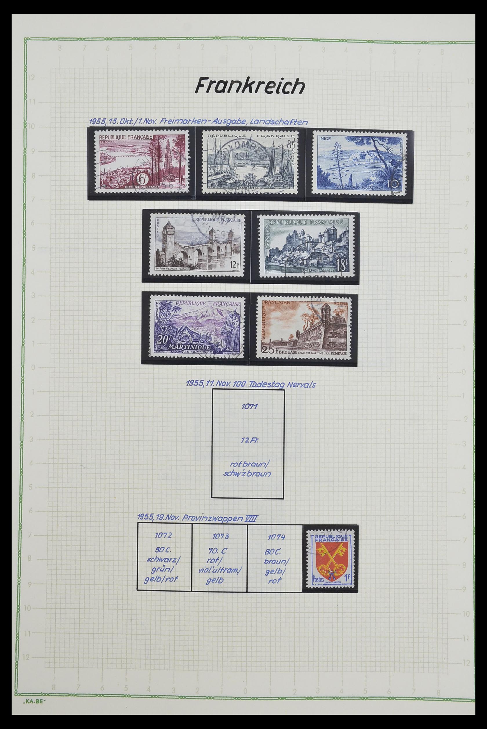 33634 109 - Postzegelverzameling 33634 Frankrijk 1849-2000.